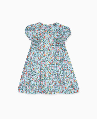 Blue Pomegranate Arcadia Girl Hand-Smocked Dress