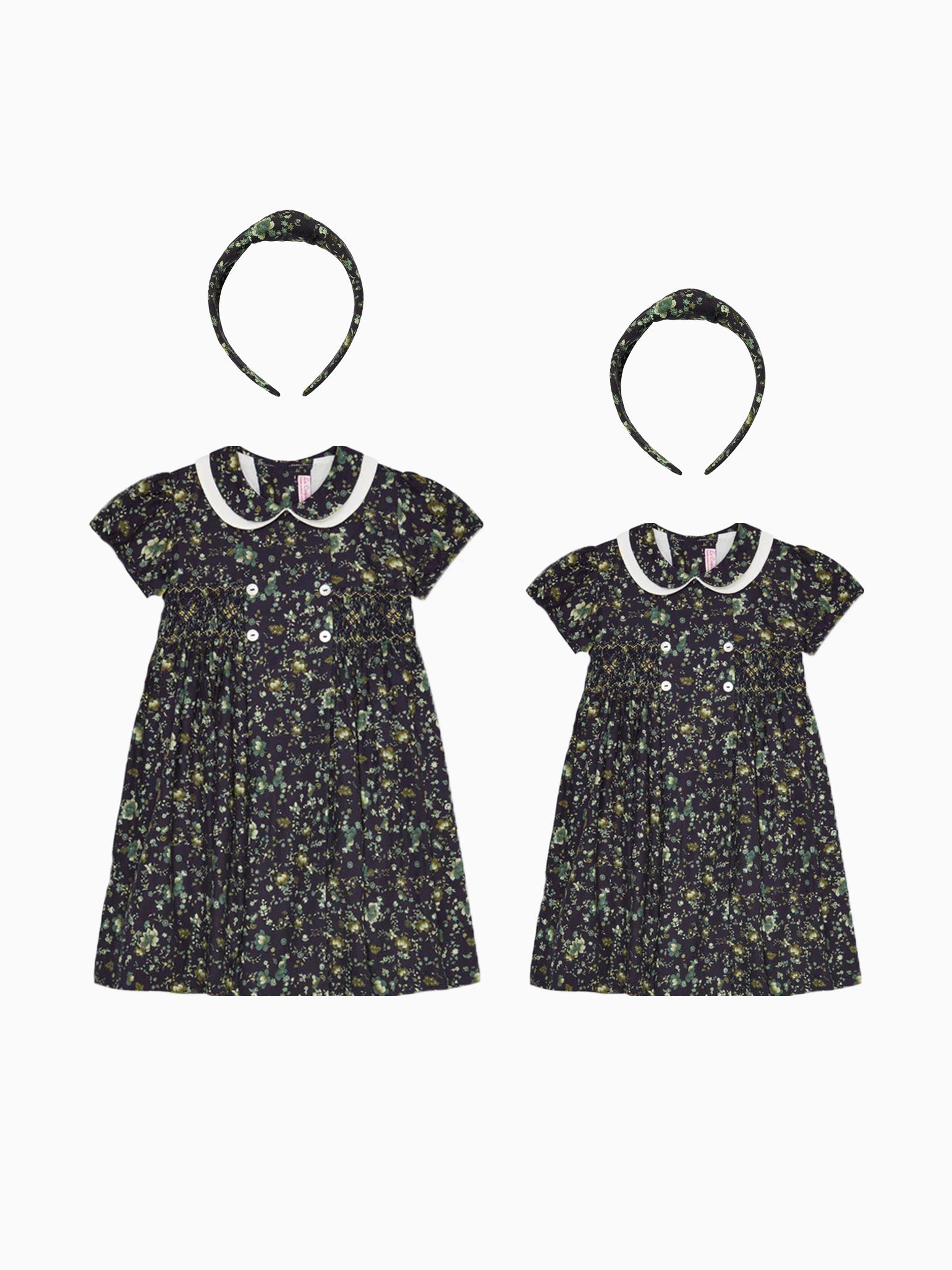 Arcadia Dress, Arcadia Baby Set & Headband Outfit Bundle