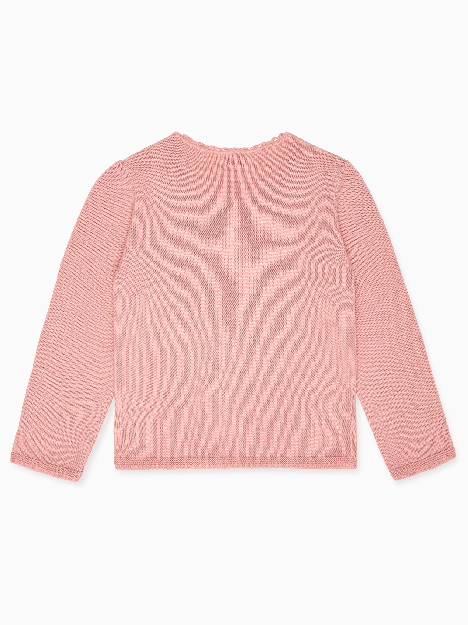 Dusty Pink Arcona Cotton Girl Cardigan