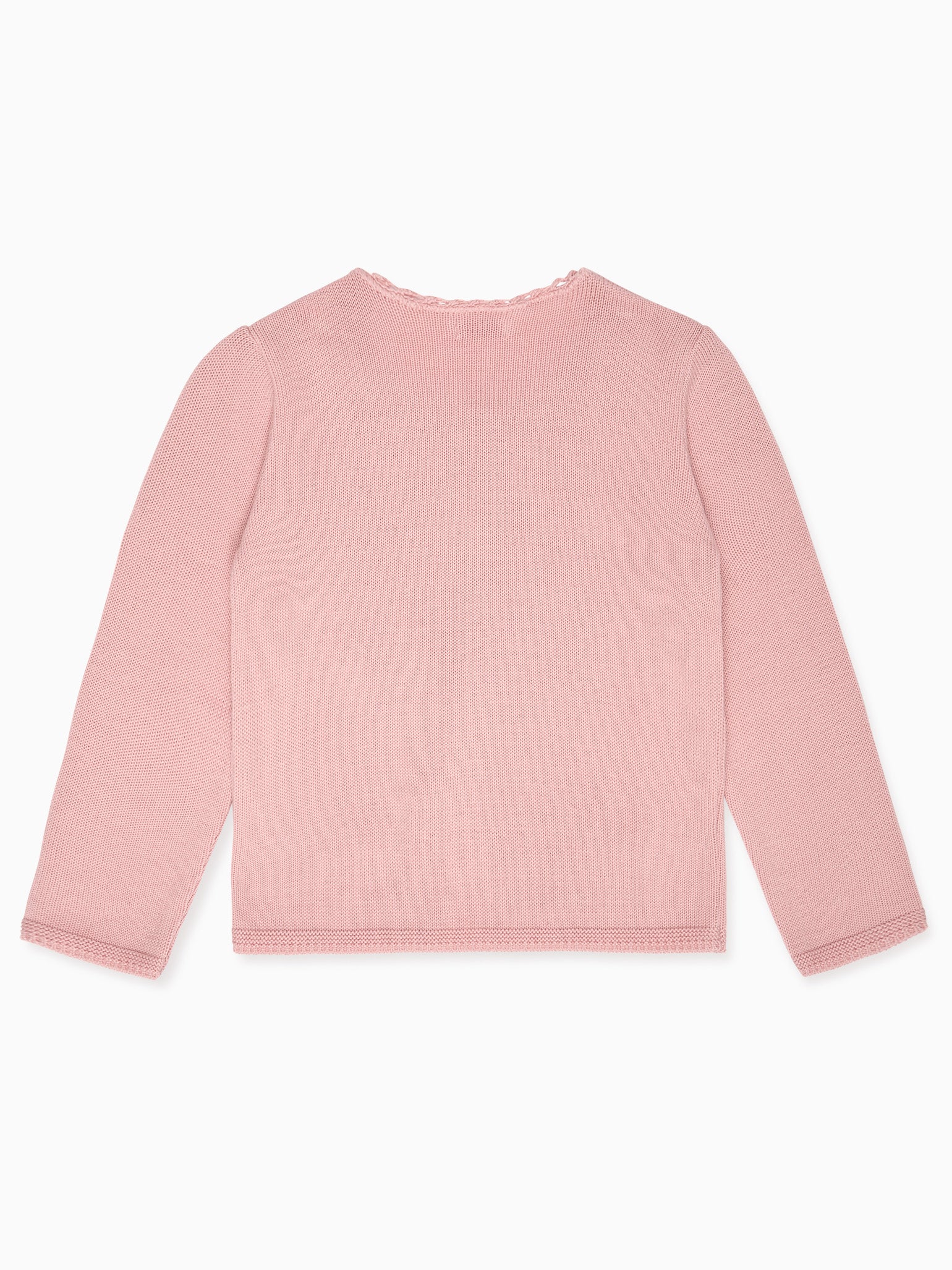 Dusty Pink Arcona Cotton Girl Cardigan