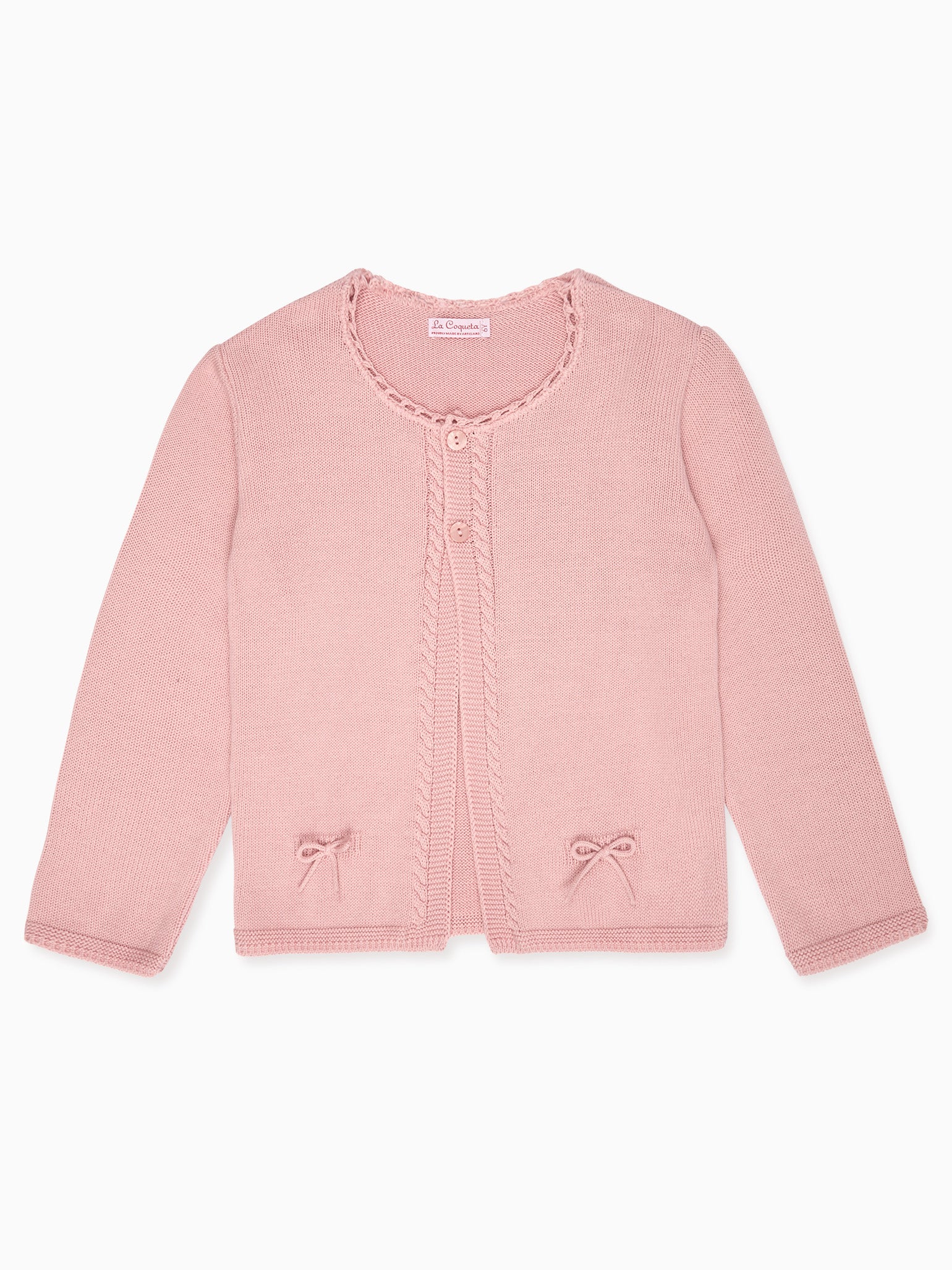 Ivory Linda Ceremony Girl Cardigan | La Coqueta Kids US