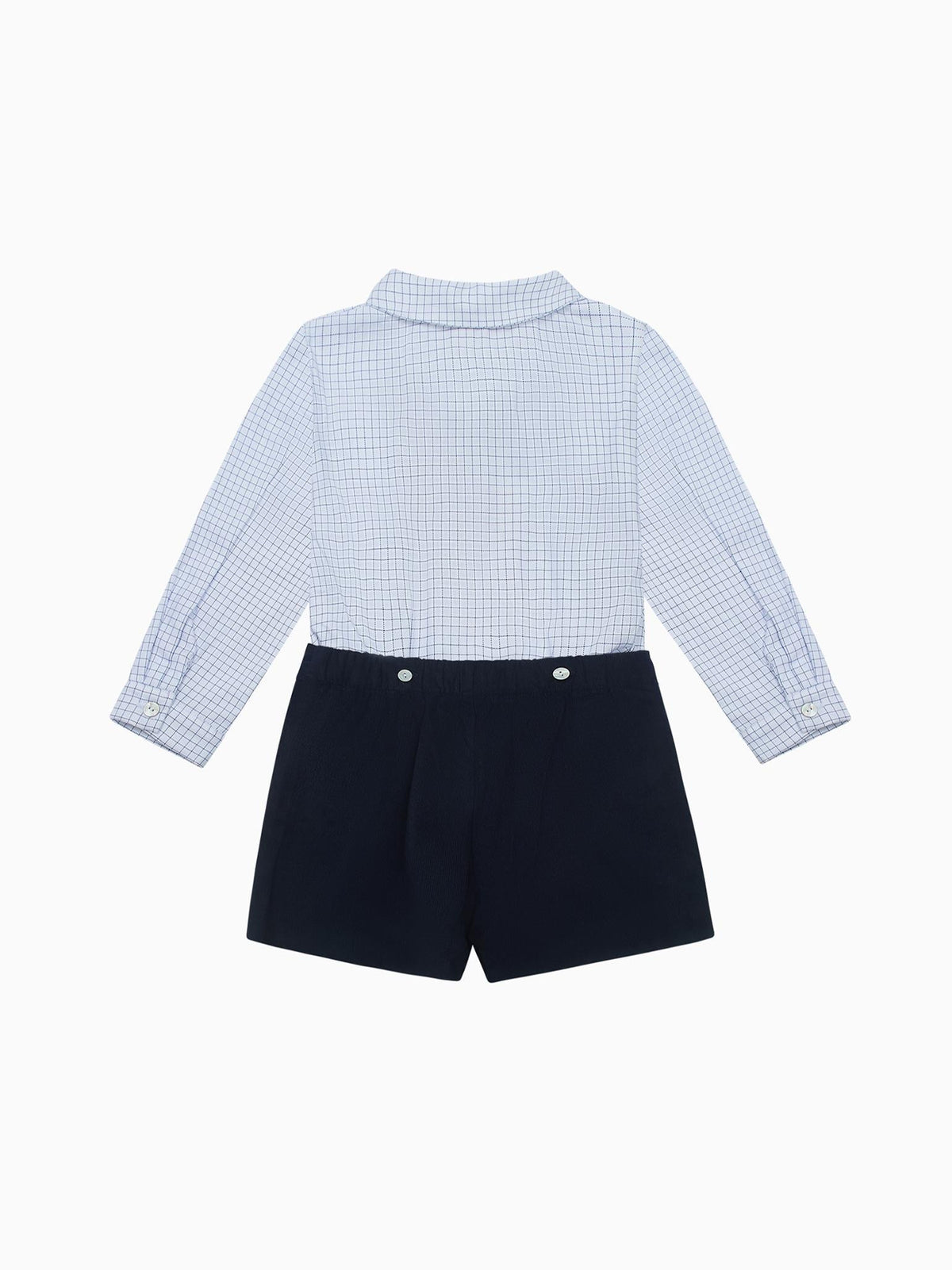 Blue Check Arlo Baby Boy Set