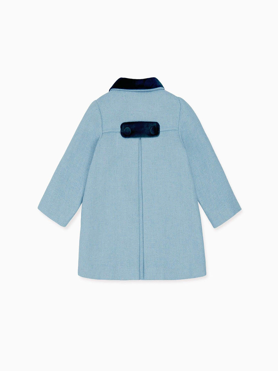 Dusty Blue Arrieta Girl Coat