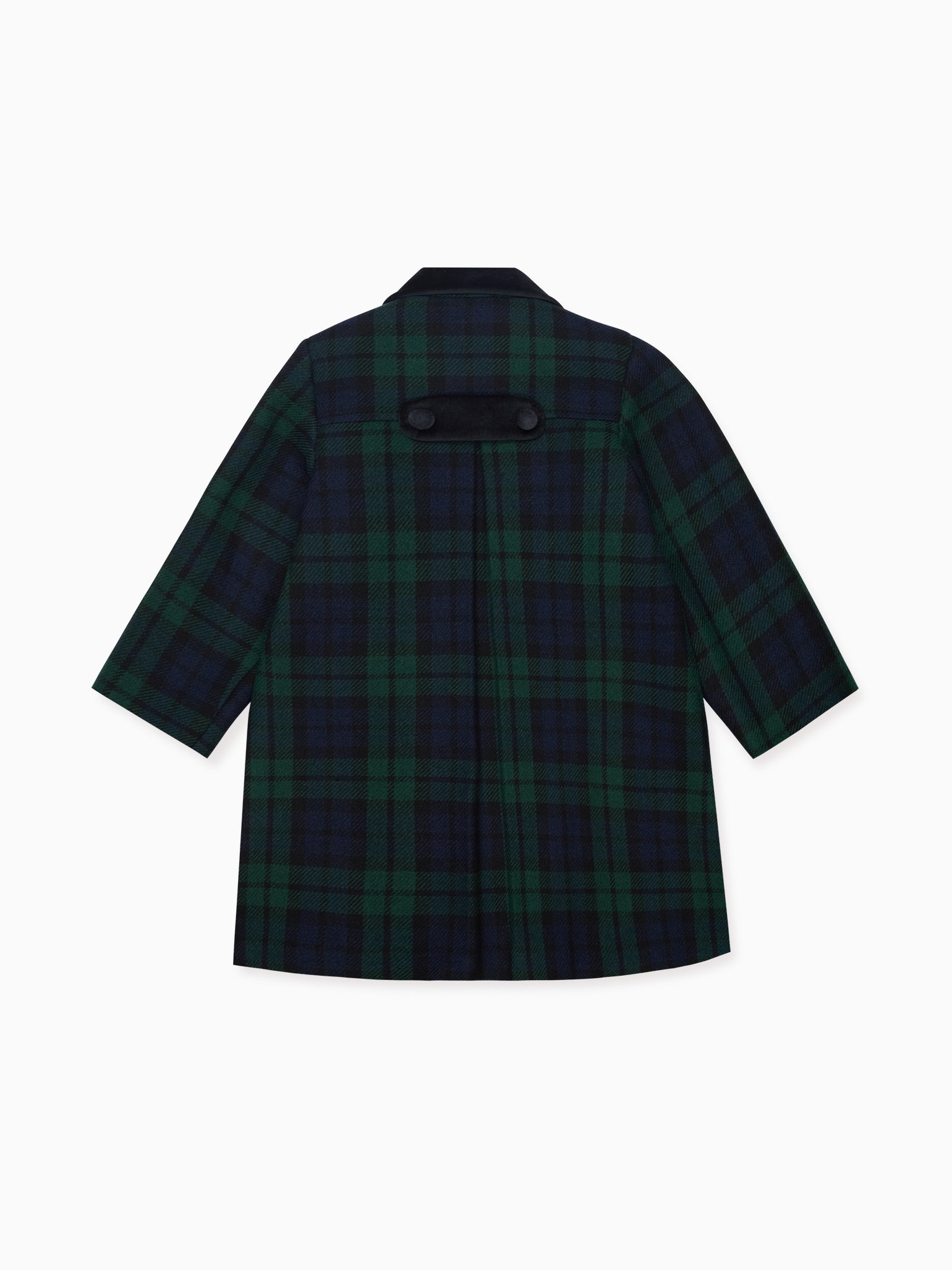 Green Tartan Arrieta Girl Coat