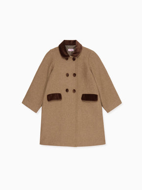 Taupe Arrieta Girl Coat