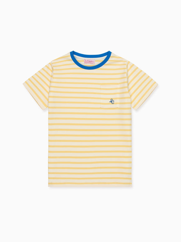 Yellow Stripe Arturo Kids T-Shirt
