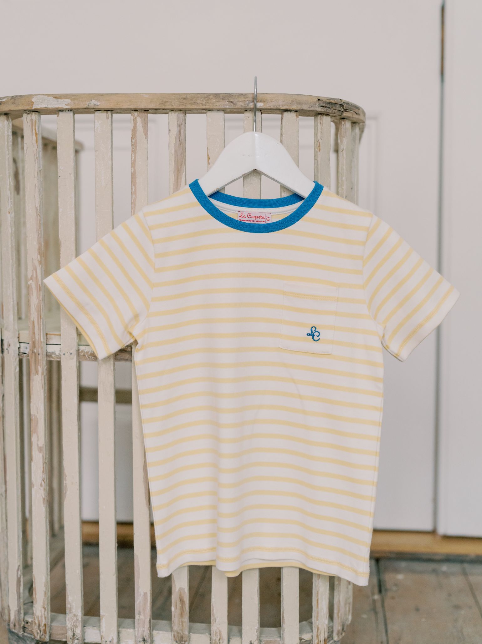 Yellow Stripe Arturo Kids T-Shirt