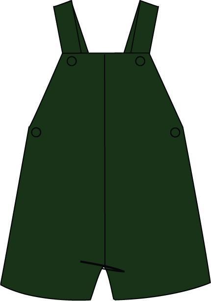 Dark Green Buganvilla Velvet Baby Dungarees