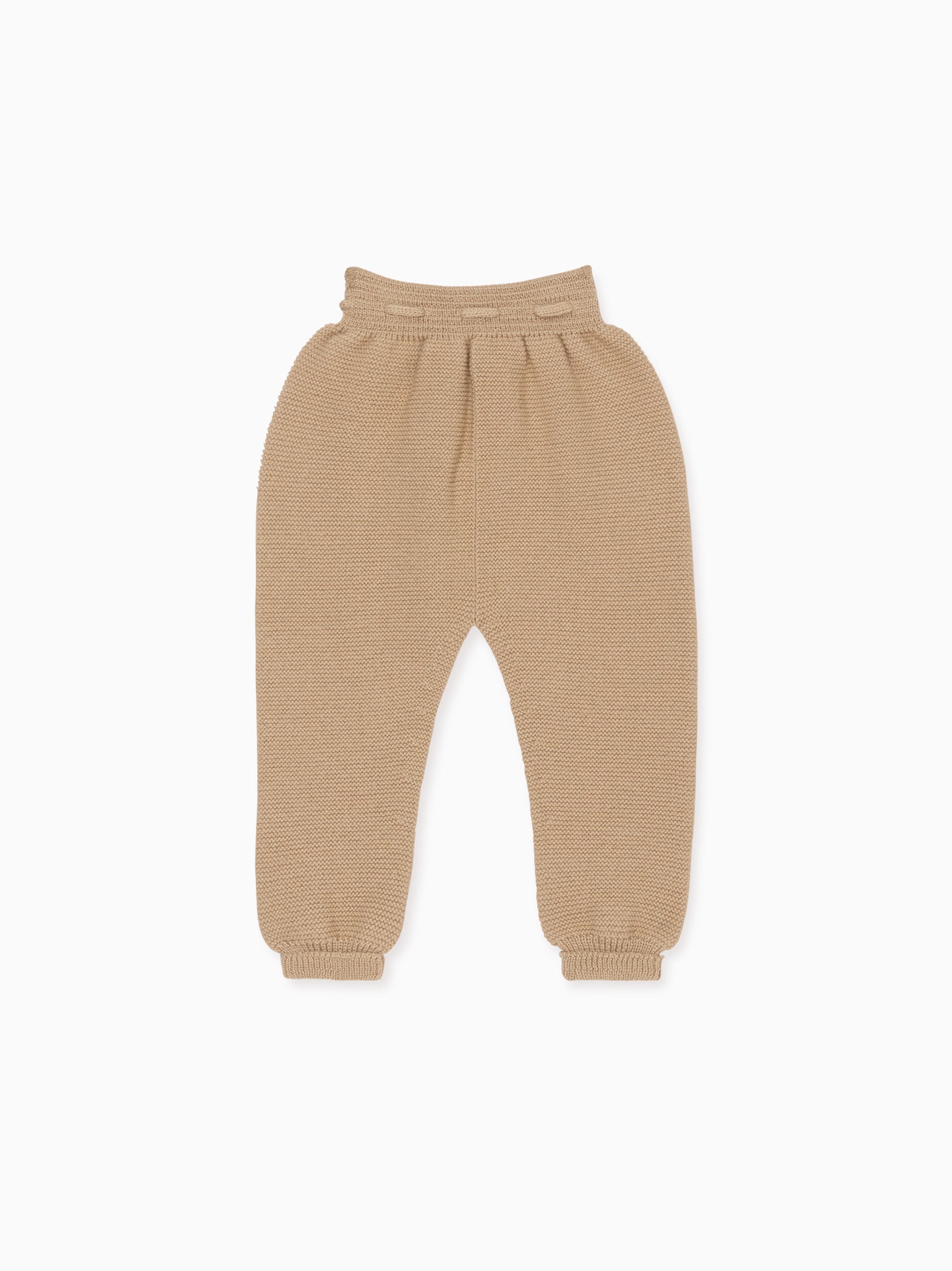 Camel Augusto Merino Baby Knitted Pants