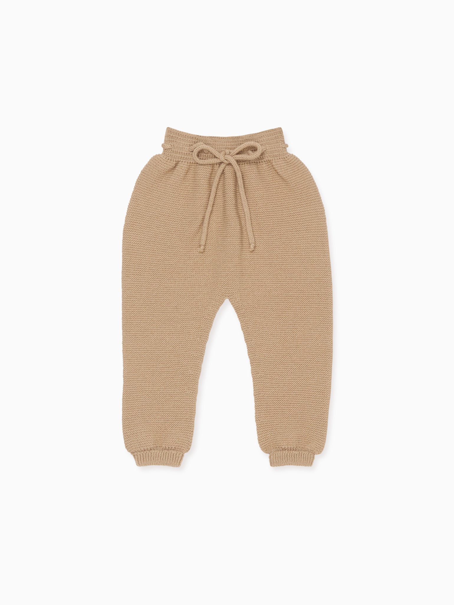 Camel Augusto Merino Baby Knitted Pants