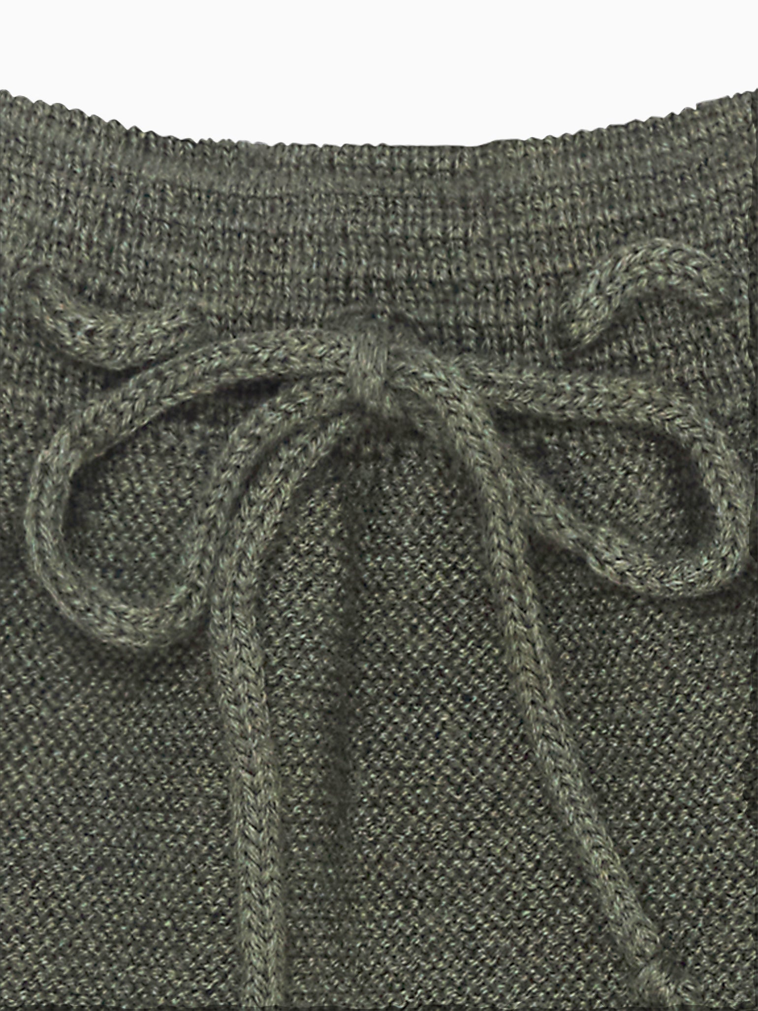 Olive Green Augusto Merino Baby Knitted Pants