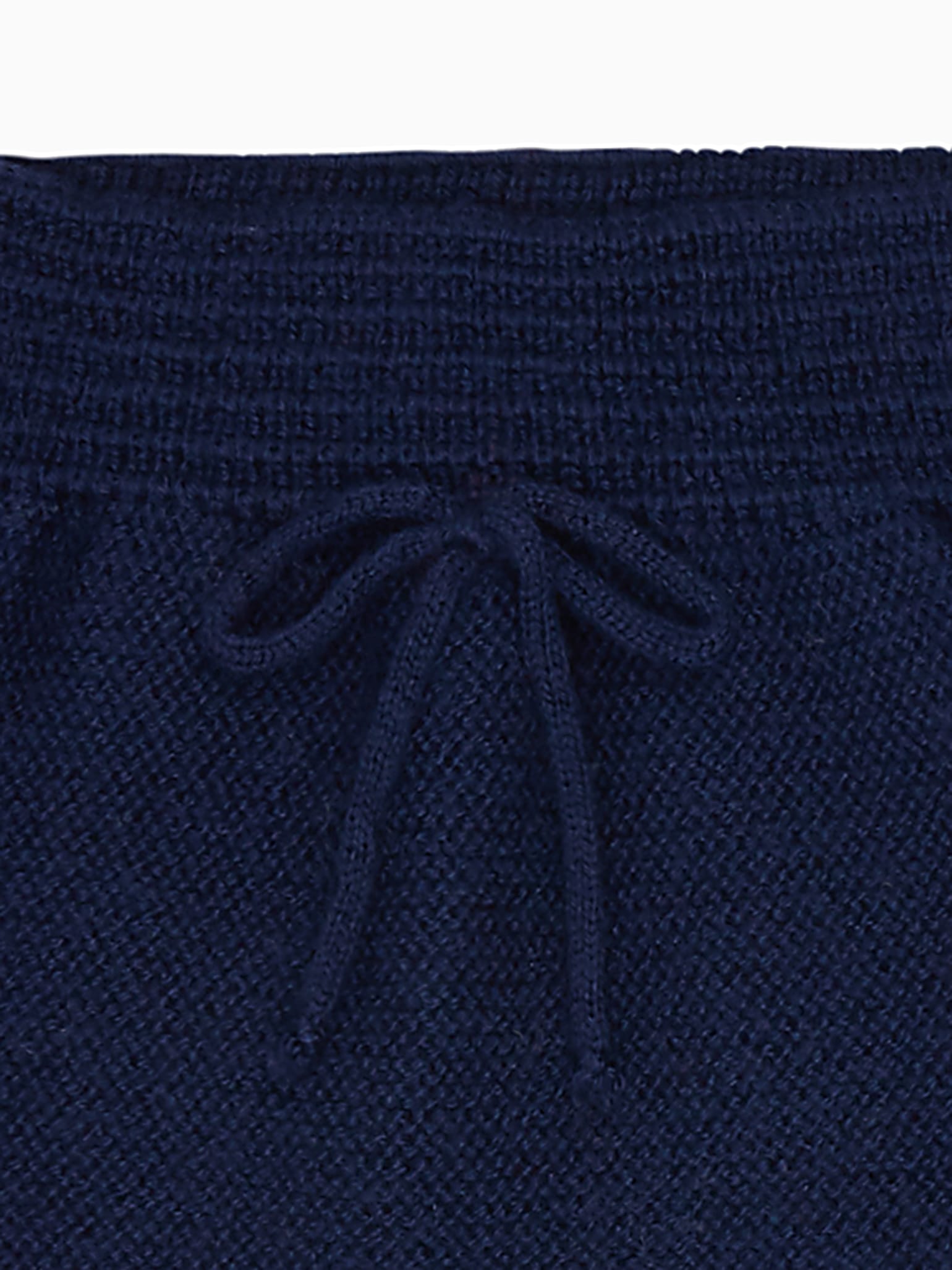 Navy Augusto Merino Baby Pants