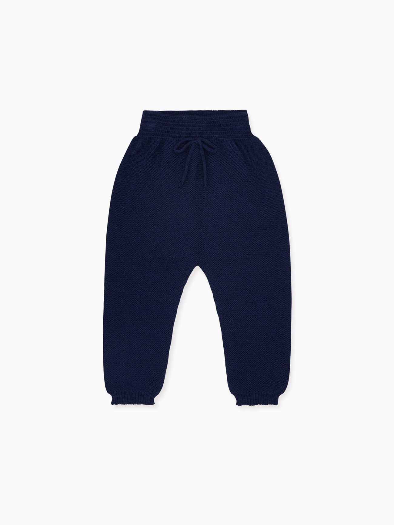 Navy Augusto Merino Baby Pants