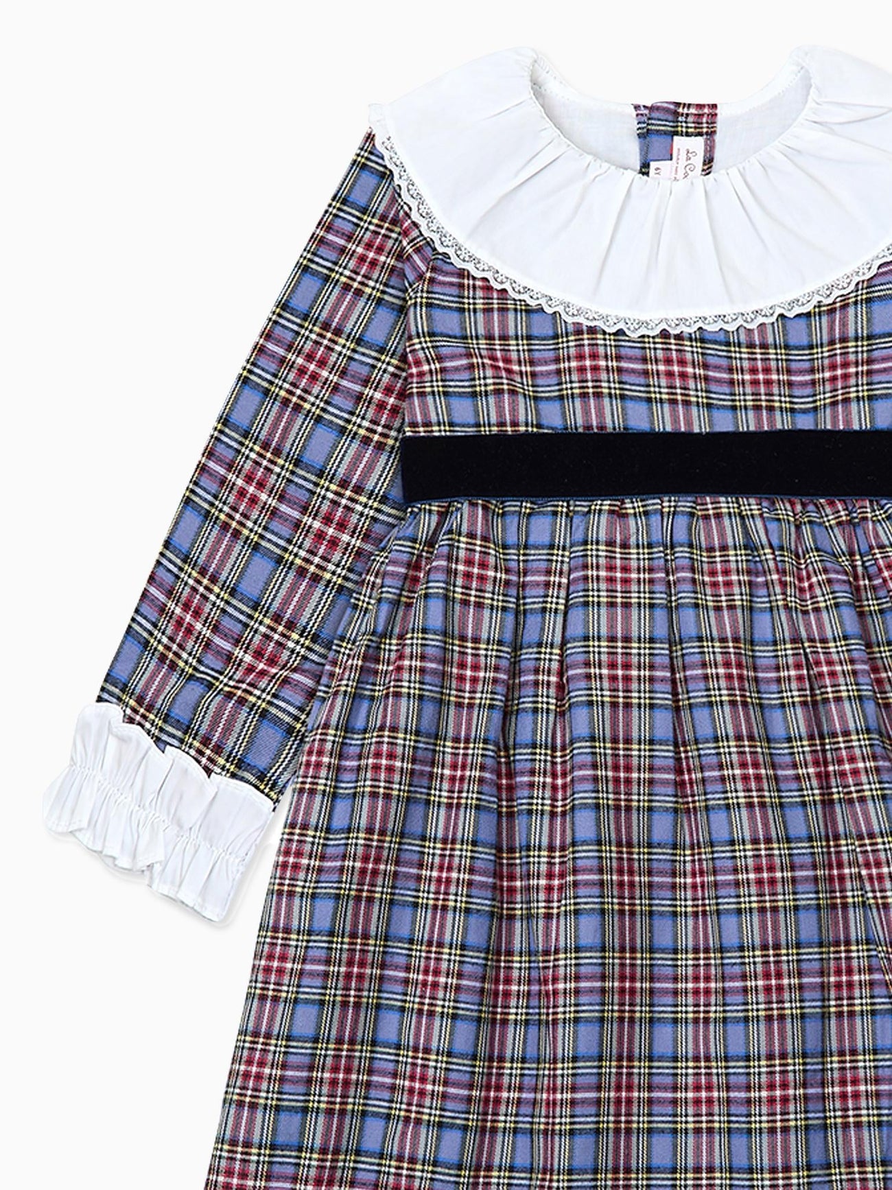 Blue Tartan Aurelia Girl Dress