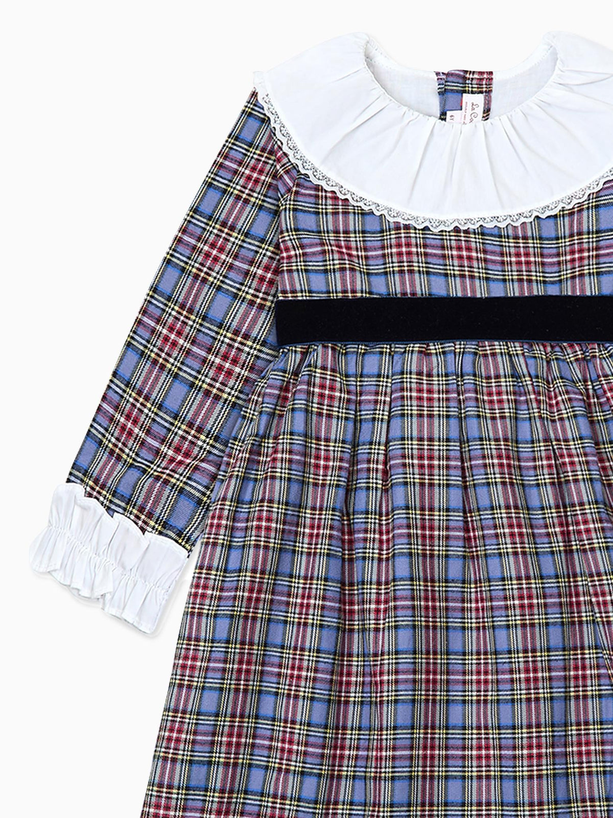 Blue Tartan Aurelia Girl Dress