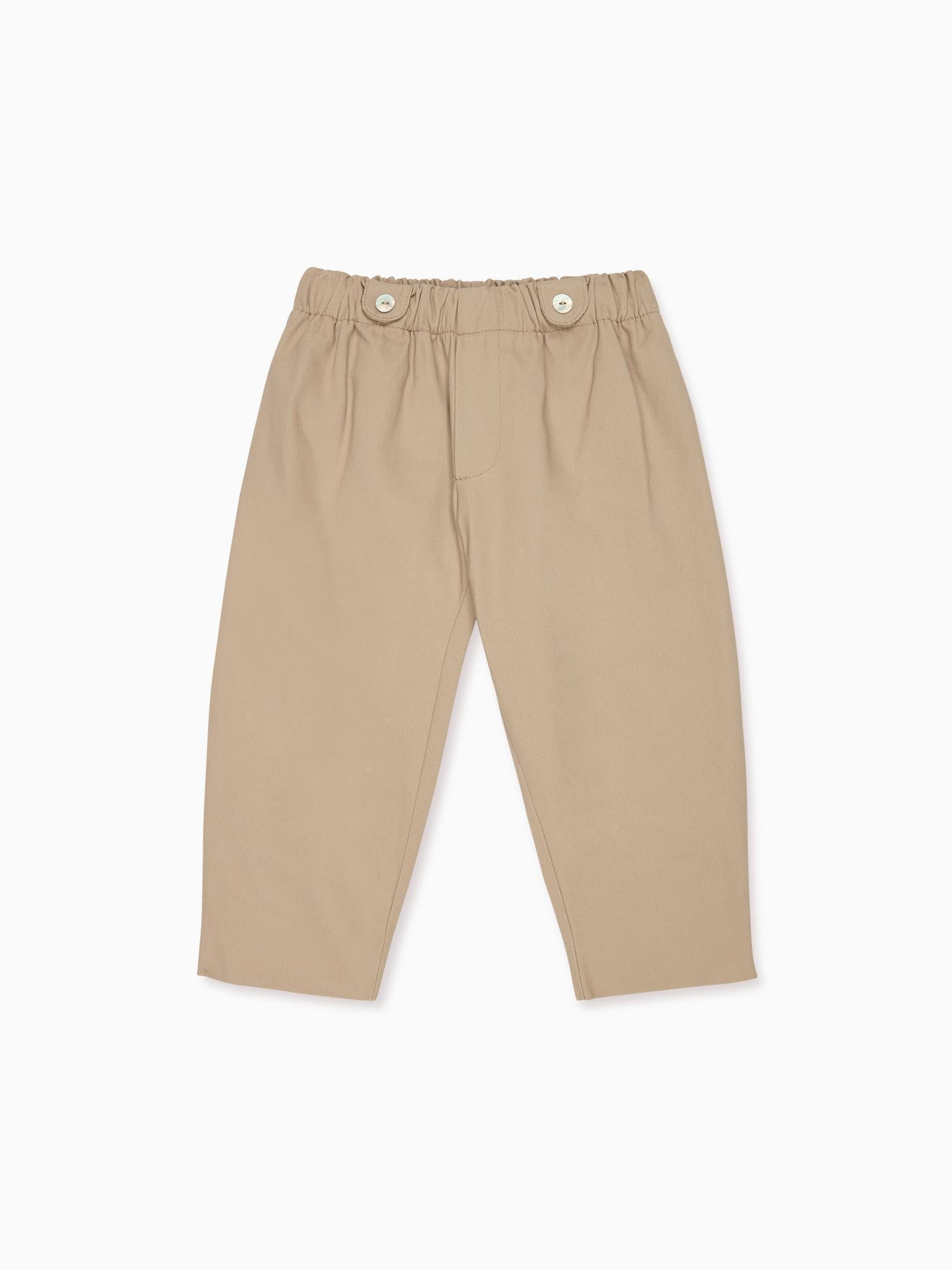 Beige Austen Baby Trousers