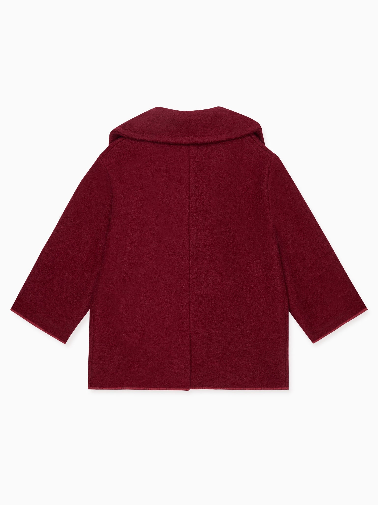 Burgundy Austria Wool Boy Jacket