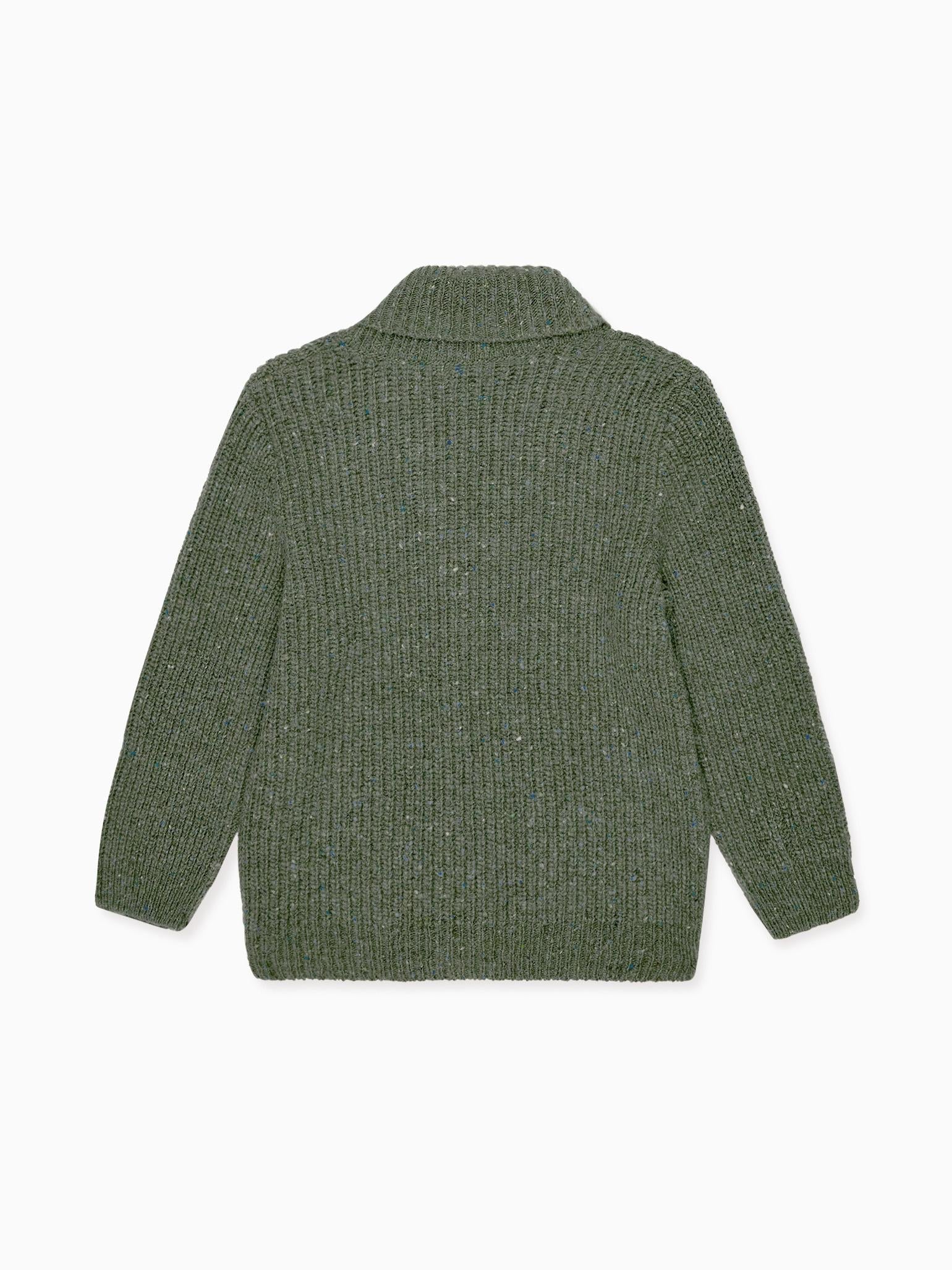 Olive Axel Merino Boy Cardigan
