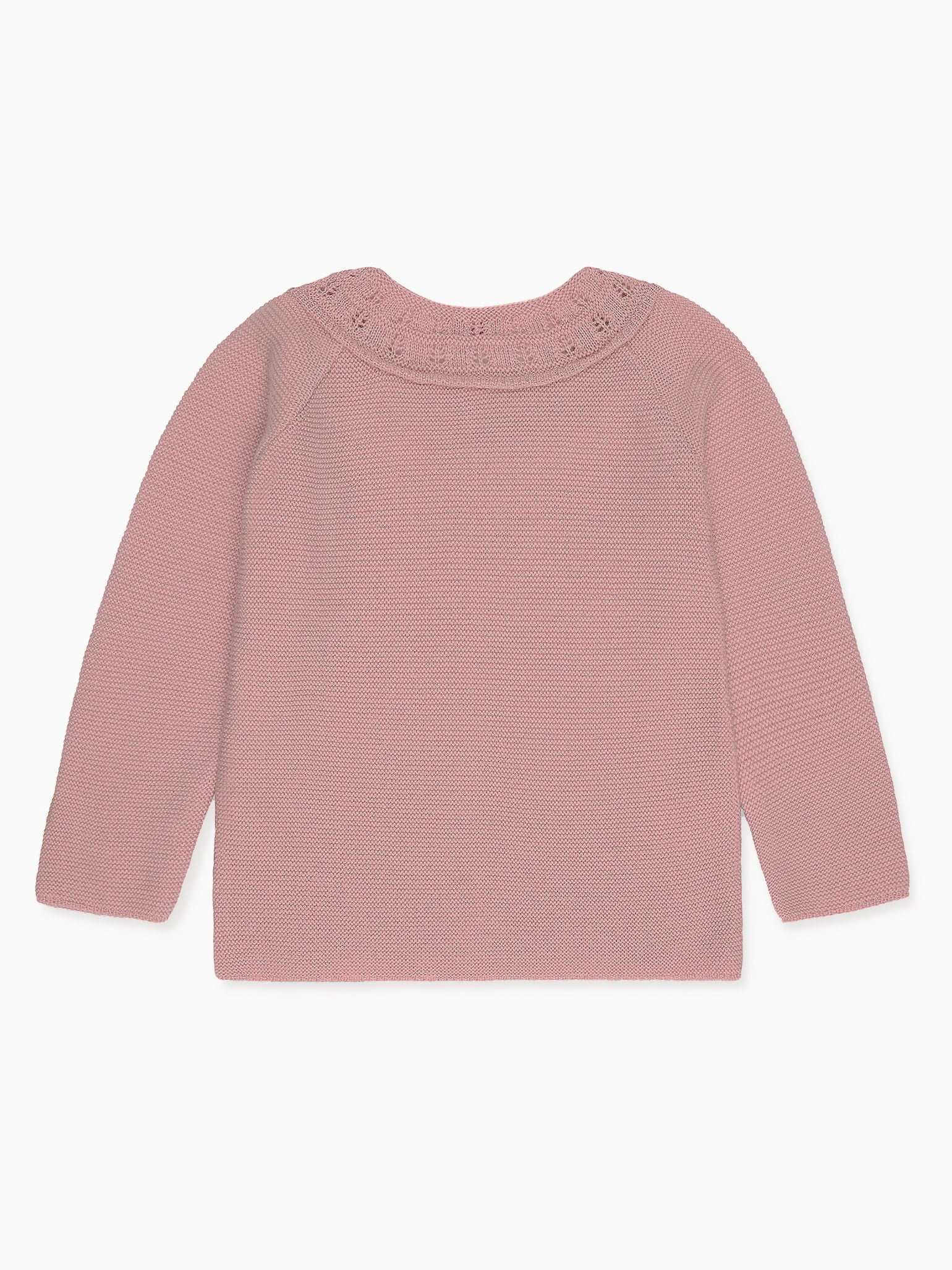 Dusty Pink Baena Merino Girl Cardigan