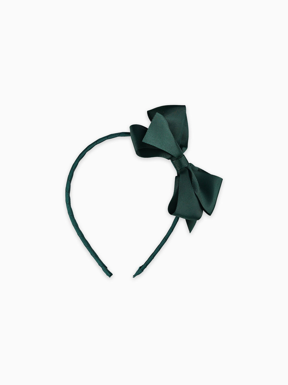 Dark Green Big Bow Hair Accessories Bundle