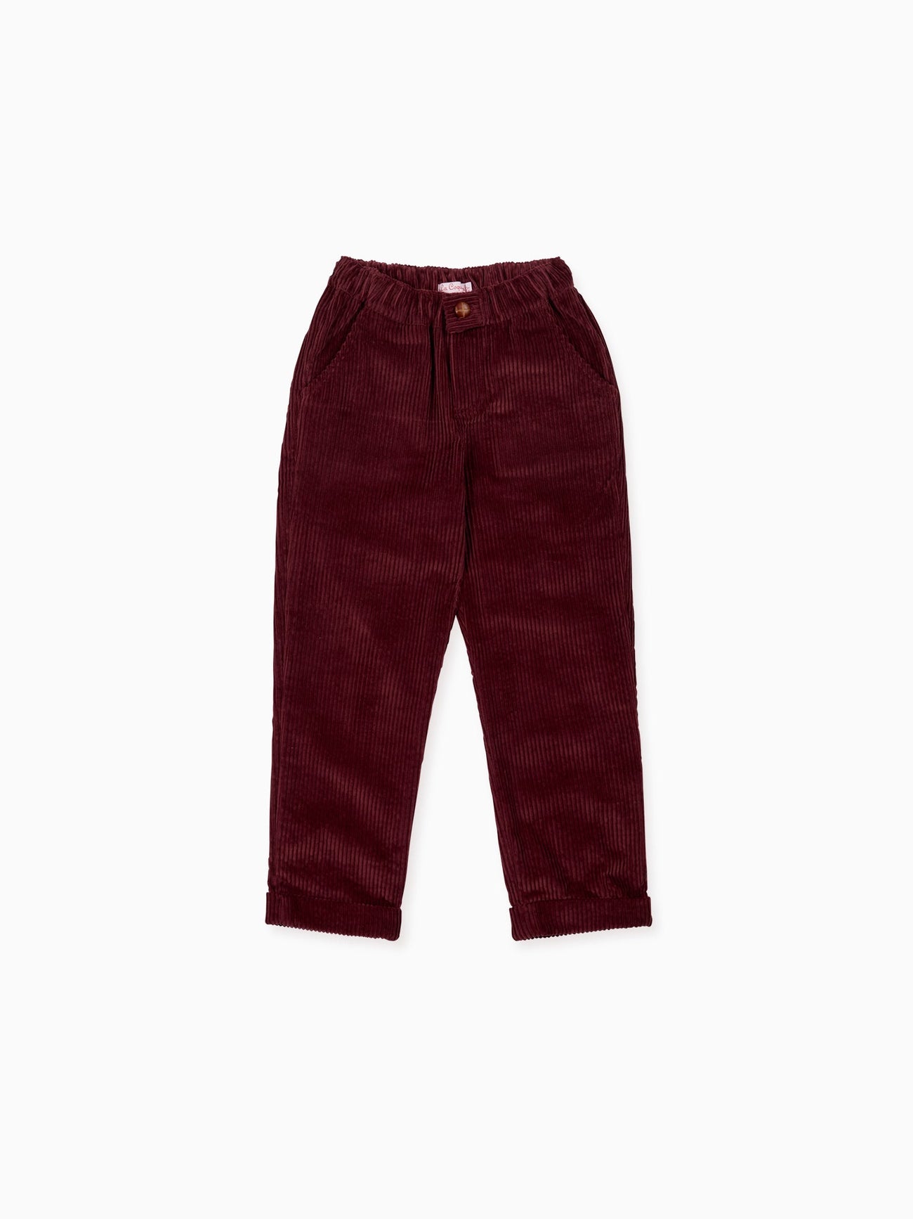 Burgundy Benito Corduroy Boy Pants