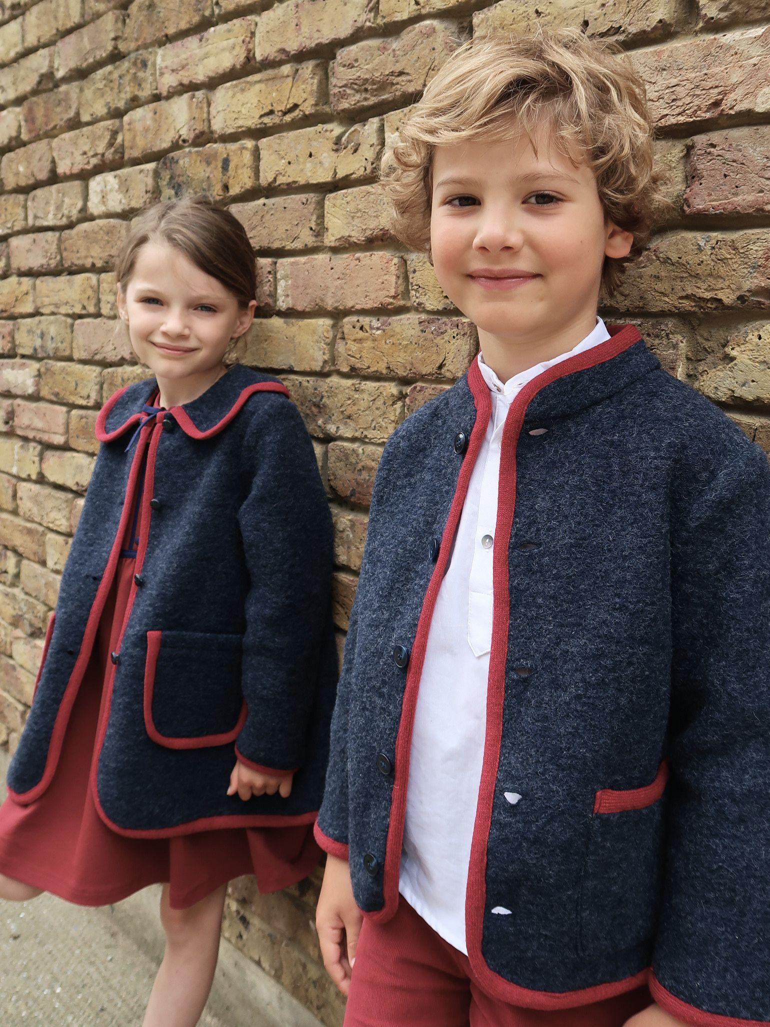 Navy Lorenzo Boy Jacket