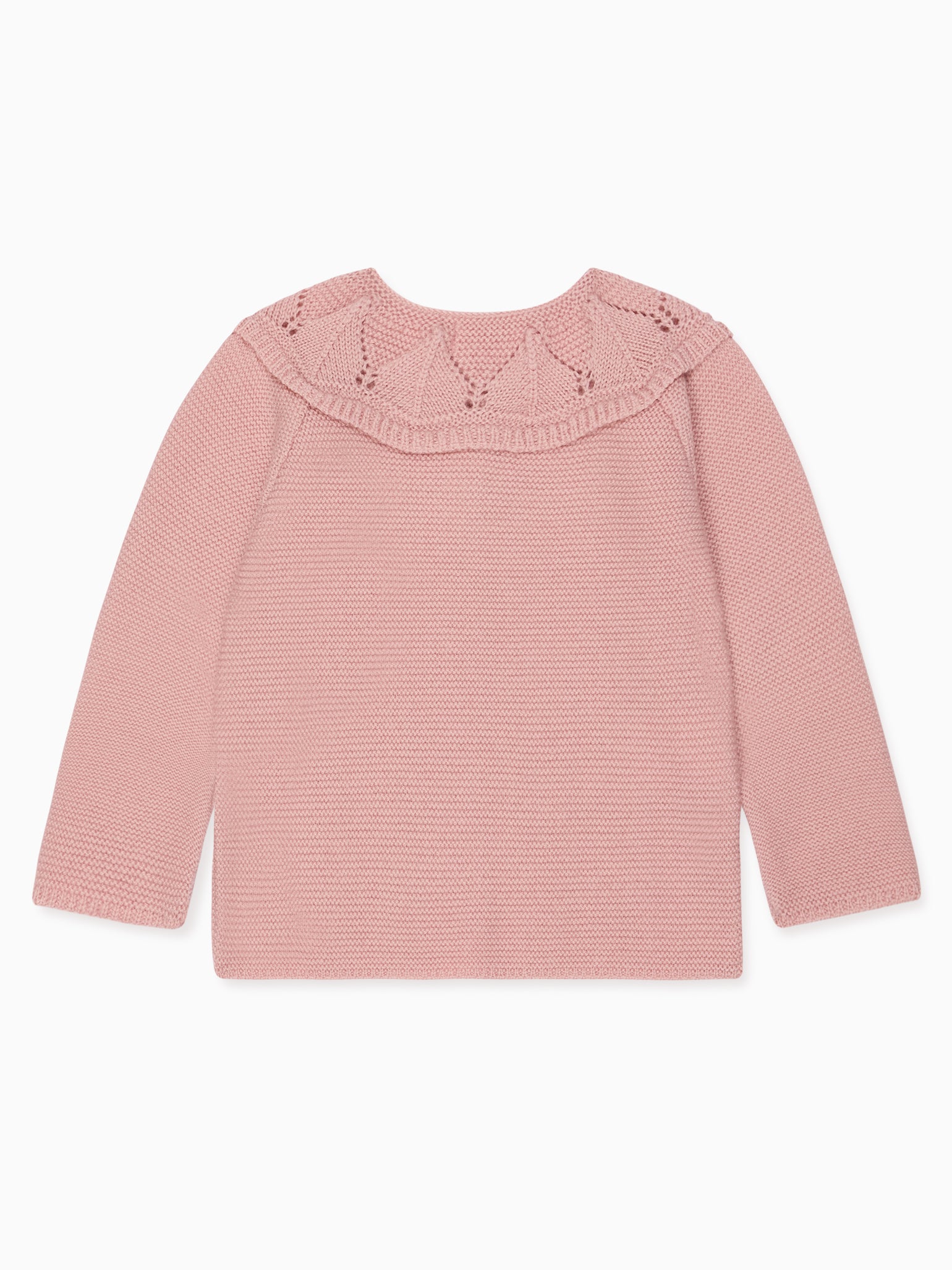 Pink Baena Merino Baby Girl Cardigan