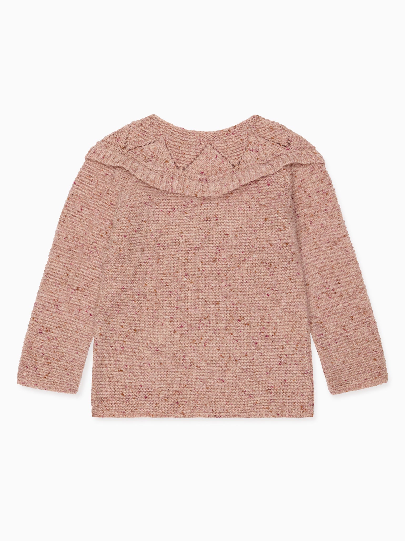 Dusty Pink Baena Merino Girl Cardigan