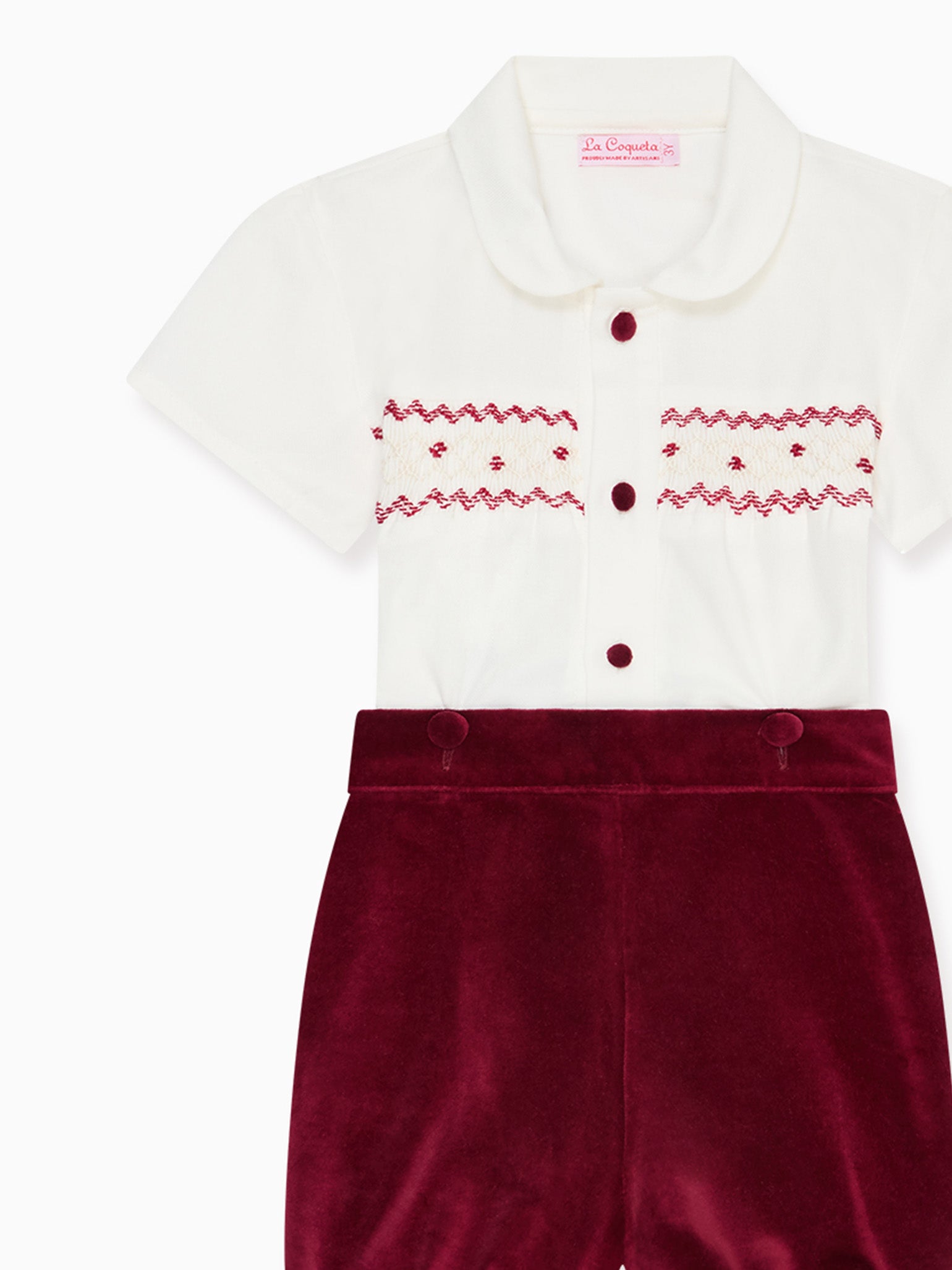 Baby boy fashion burgundy shirt