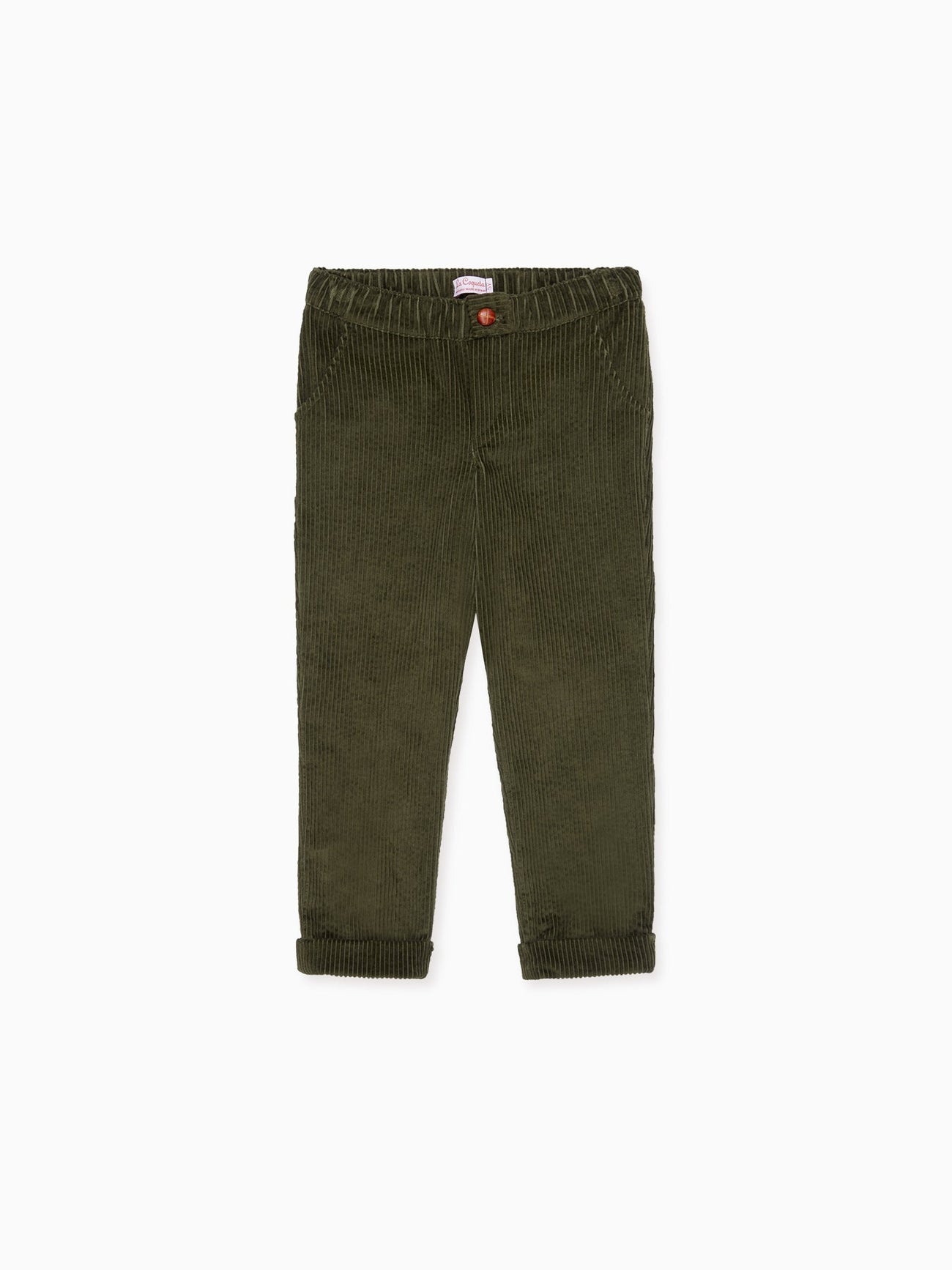 Dark Green Benito Boy Pants