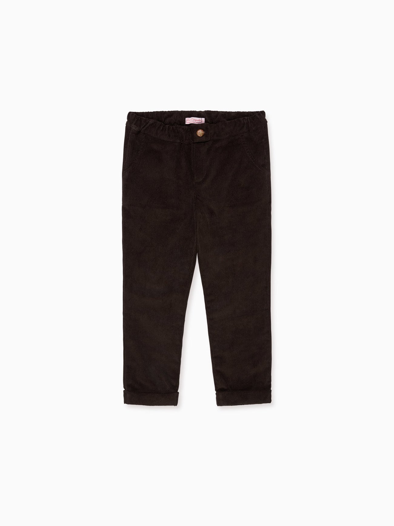 Chocolate Brown Benito Corduroy Boy Pants