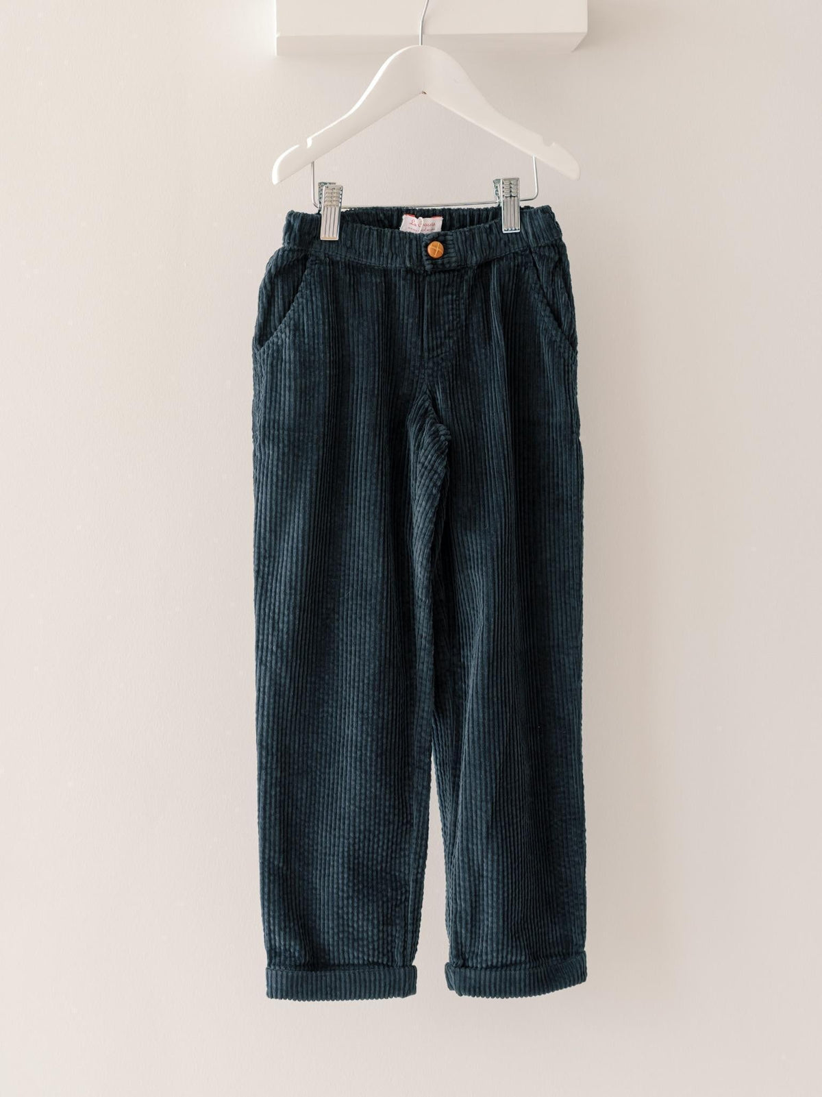 Navy Benito Corduroy Boy Trousers