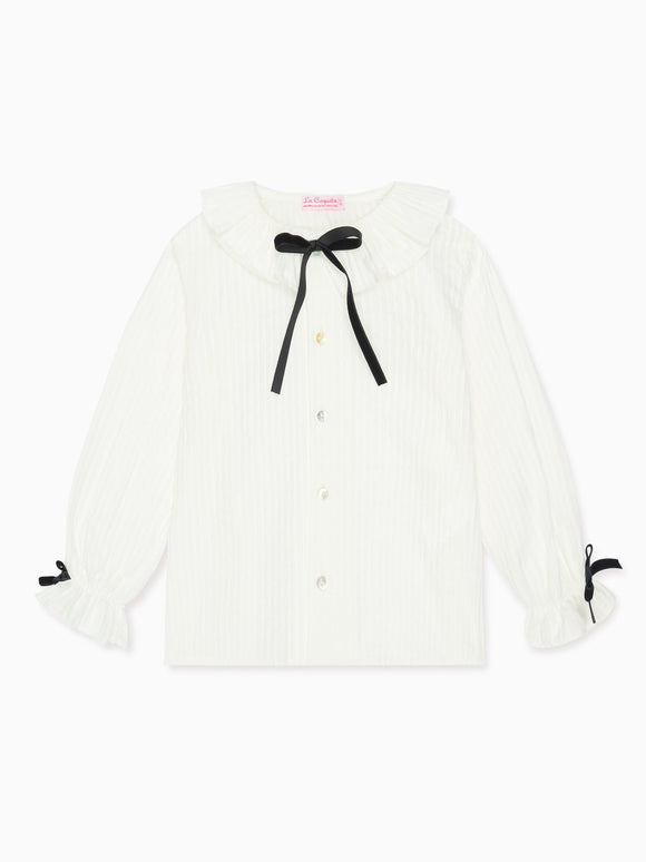 White Betty Girl Long Sleeve Shirt