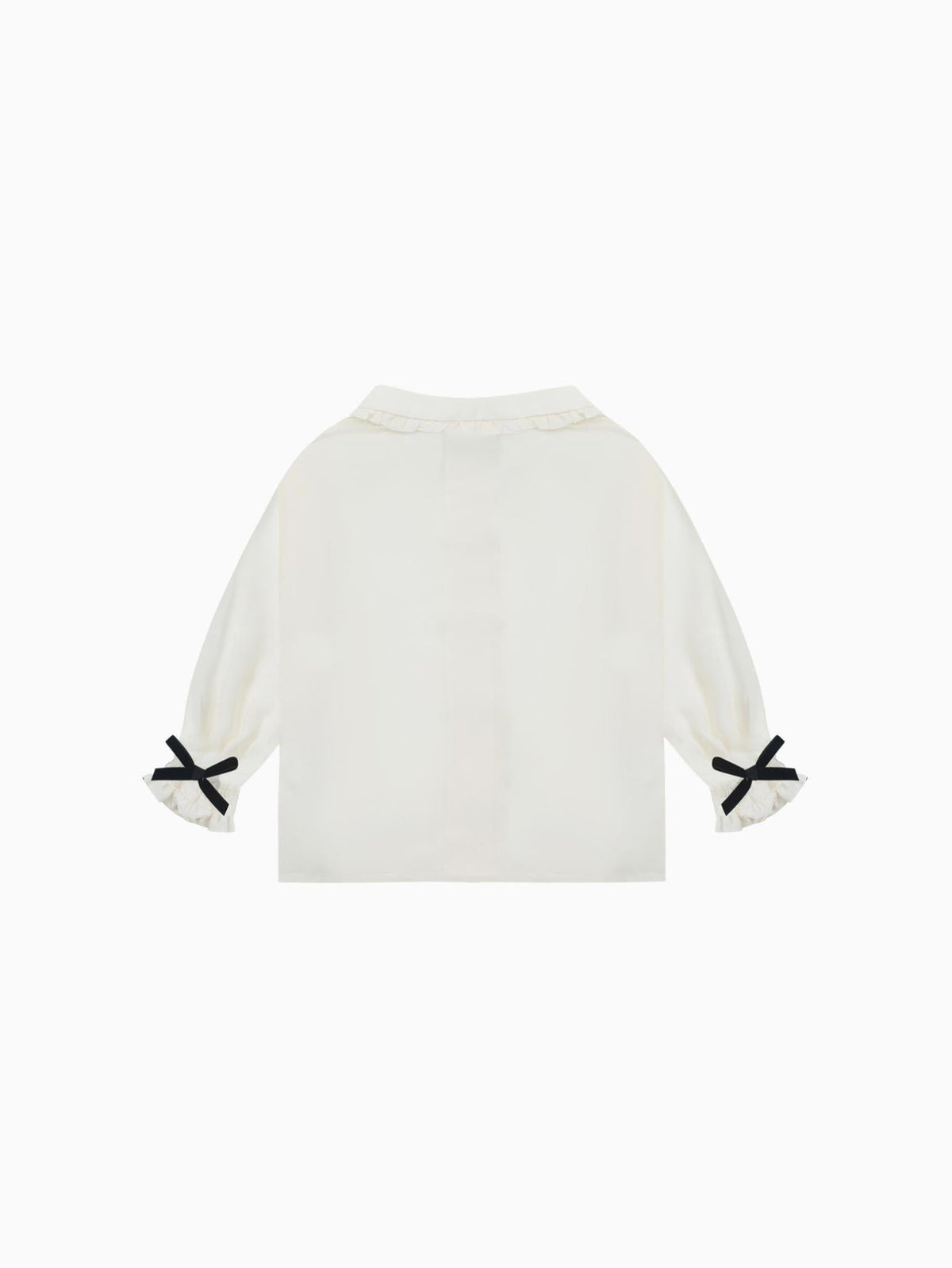 Ivory Betty Long Sleeve Baby Girl Shirt