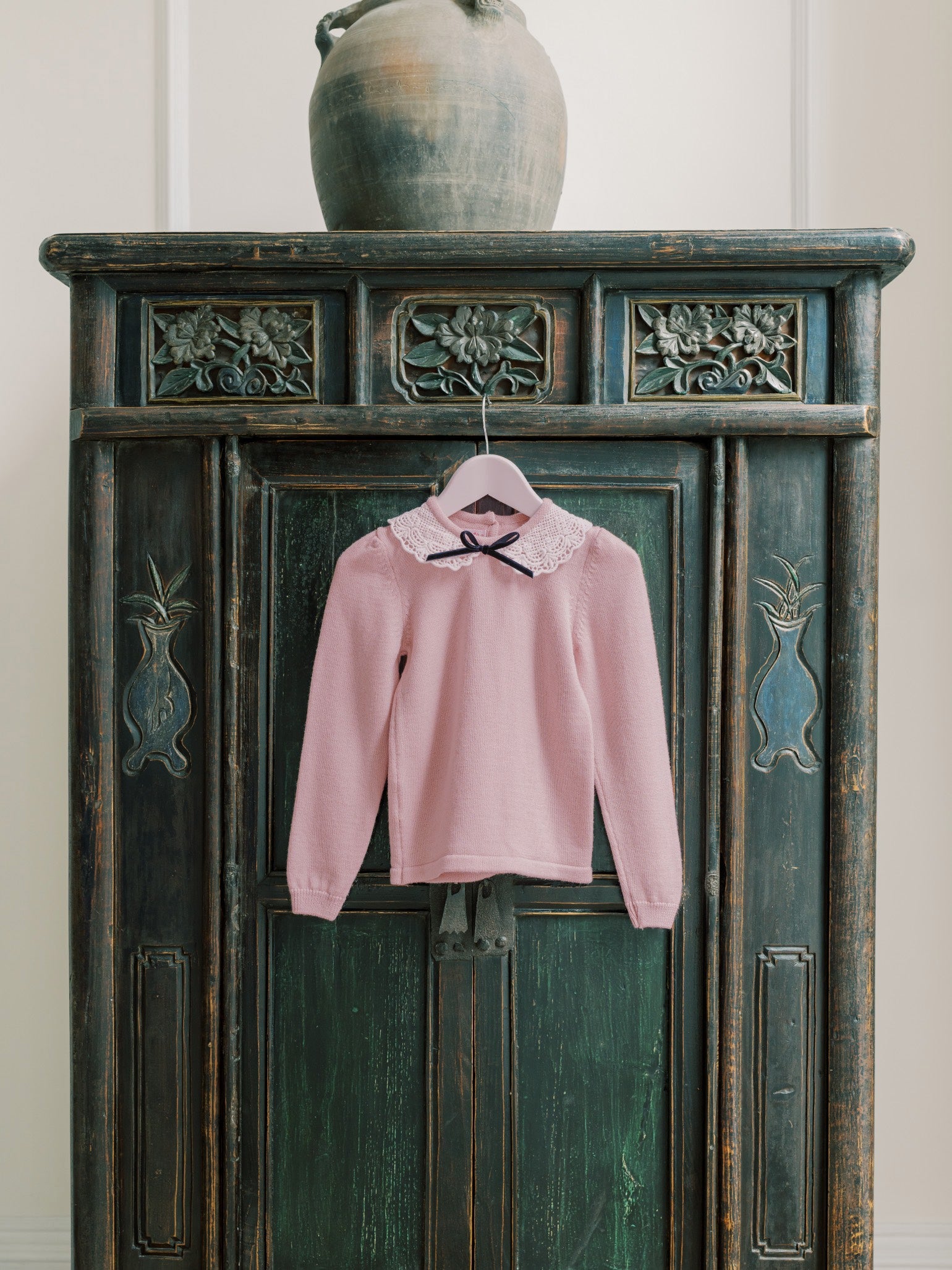 Dusty Pink Blanca Merino Girl Jumper