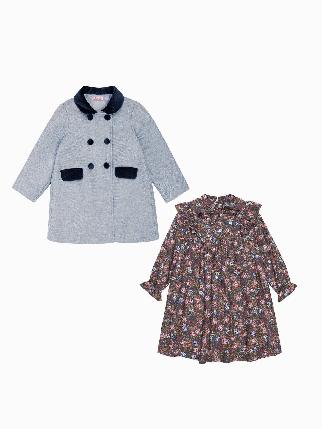 Laurelia Dress & Arrieta Coat Girl Outfit Bundle