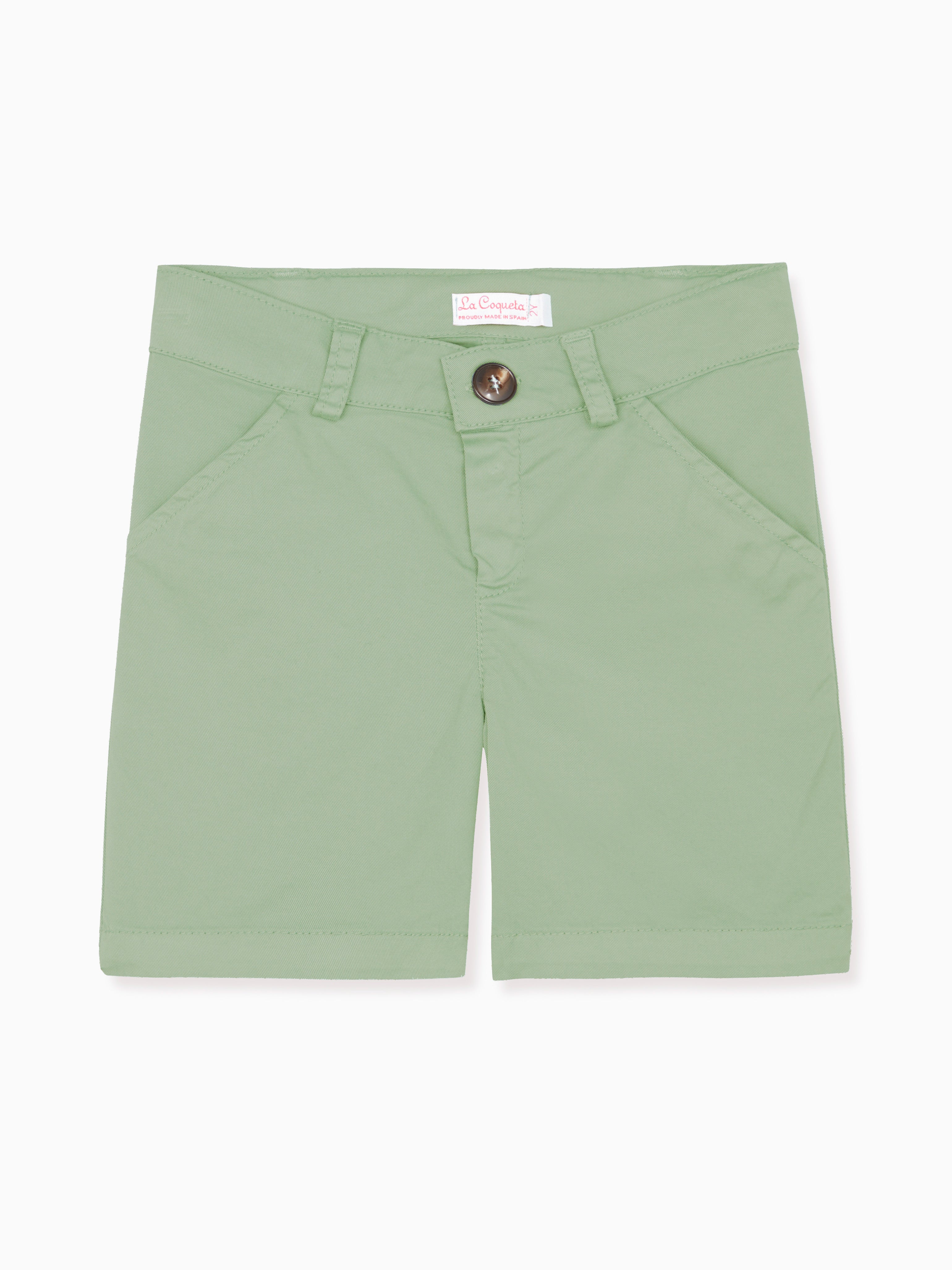 Sage Green Bocusi Boy Chino Shorts