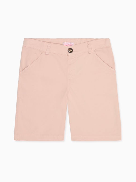 Dusty Pink Bocusi Boy Chino Shorts