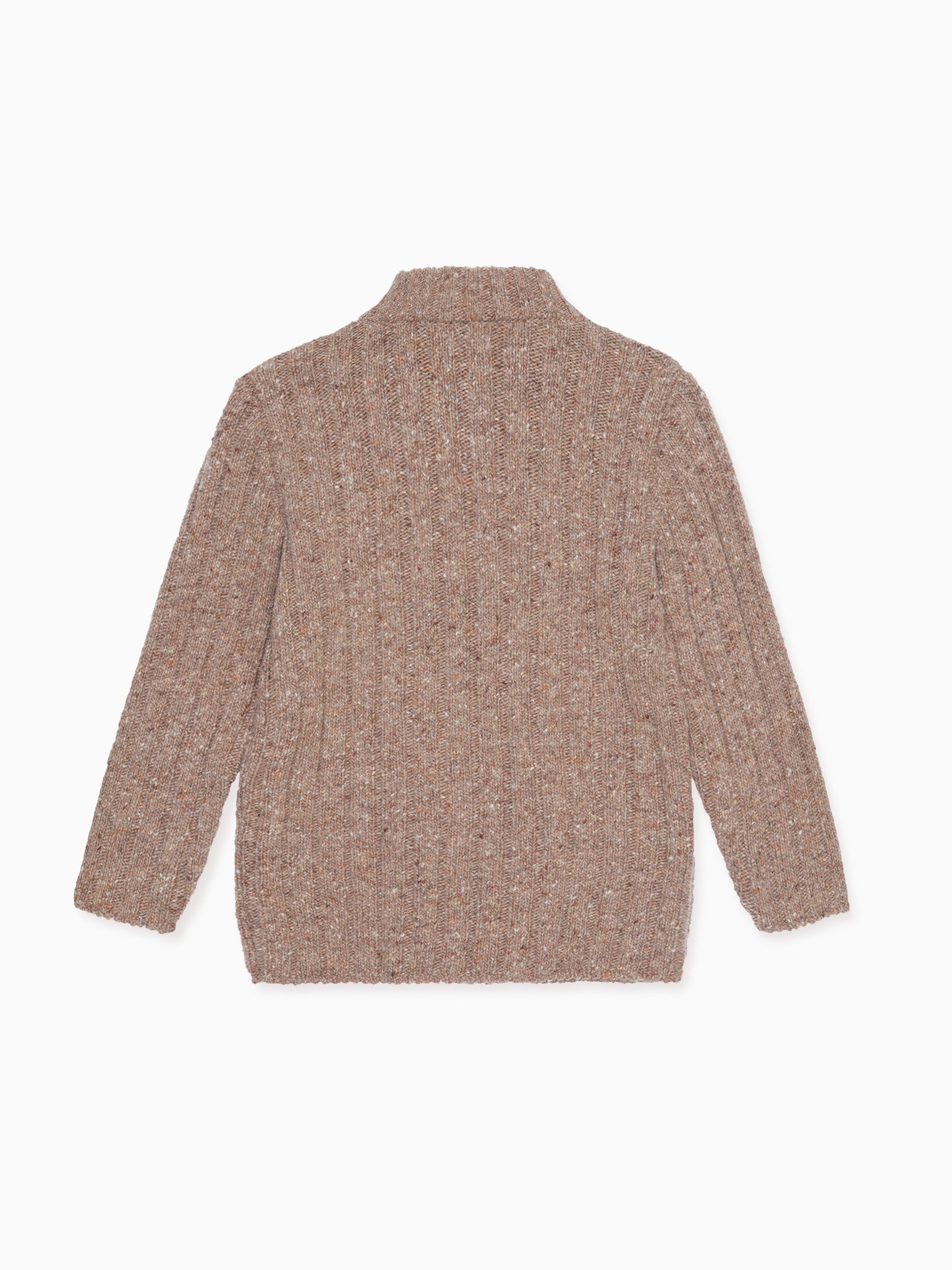 Brown Bolo Merino Boy Cardigan