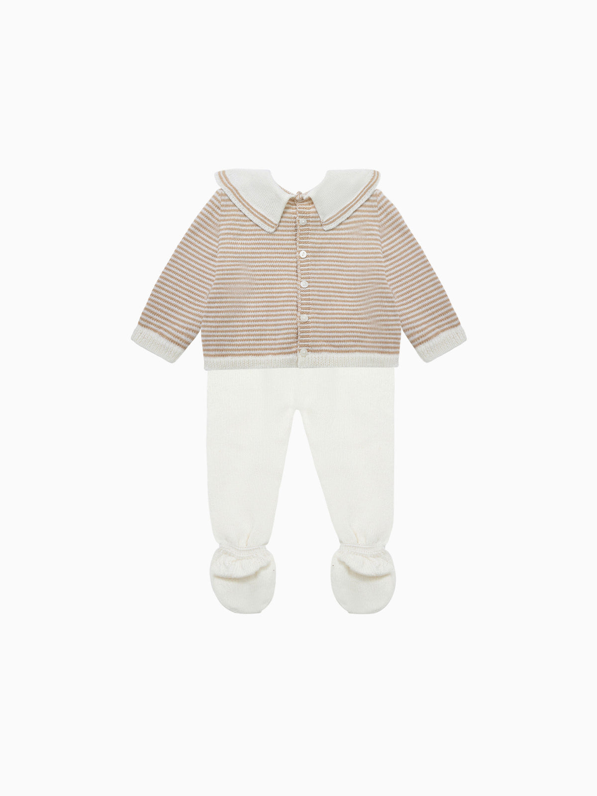 Ivory Borja Merino Baby Knitted Set