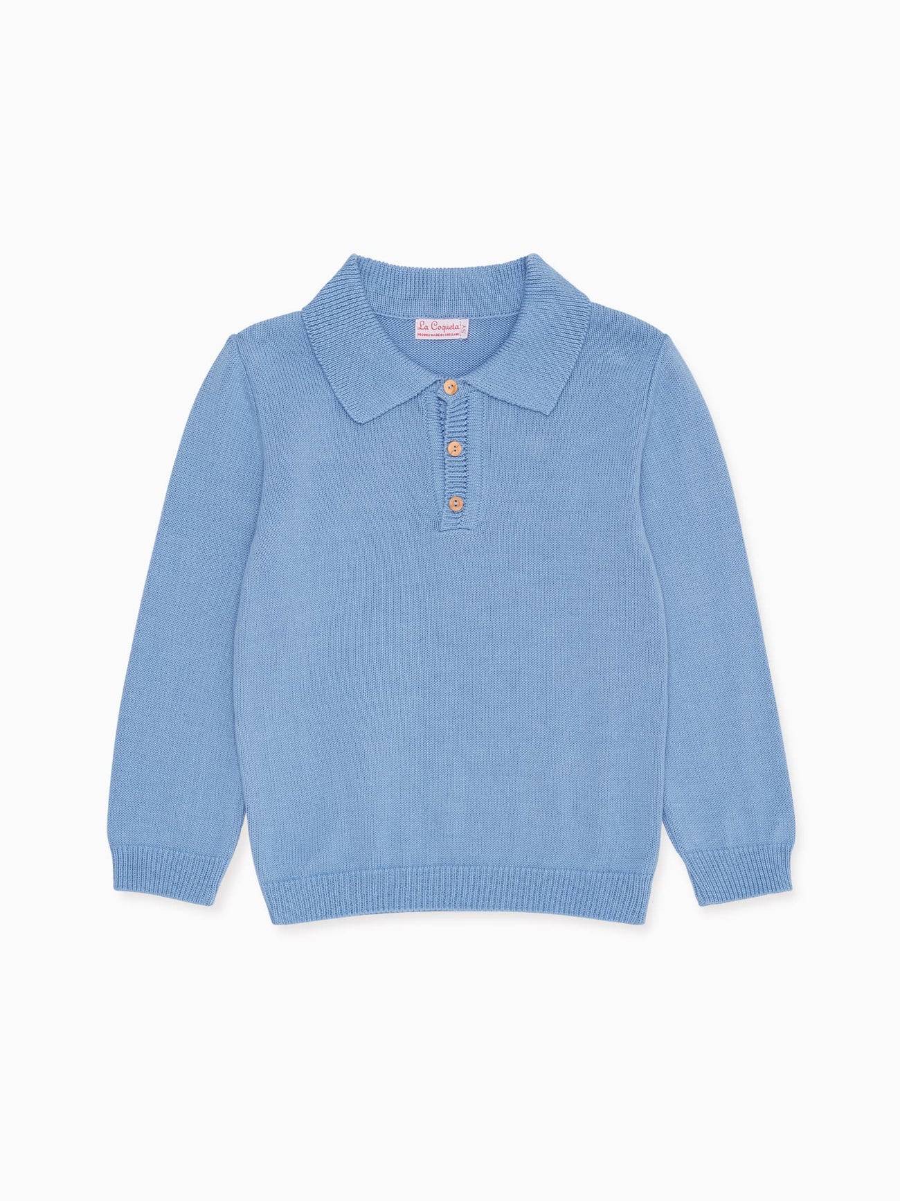 Dusty Blue Brio Boy Cotton Sweater