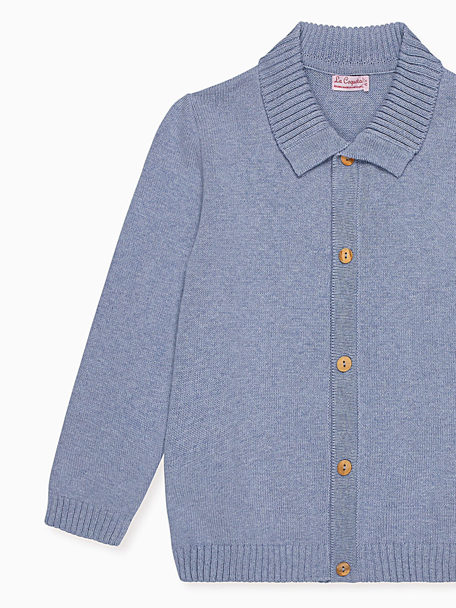 Blue Brio Cotton Boy Cardigan