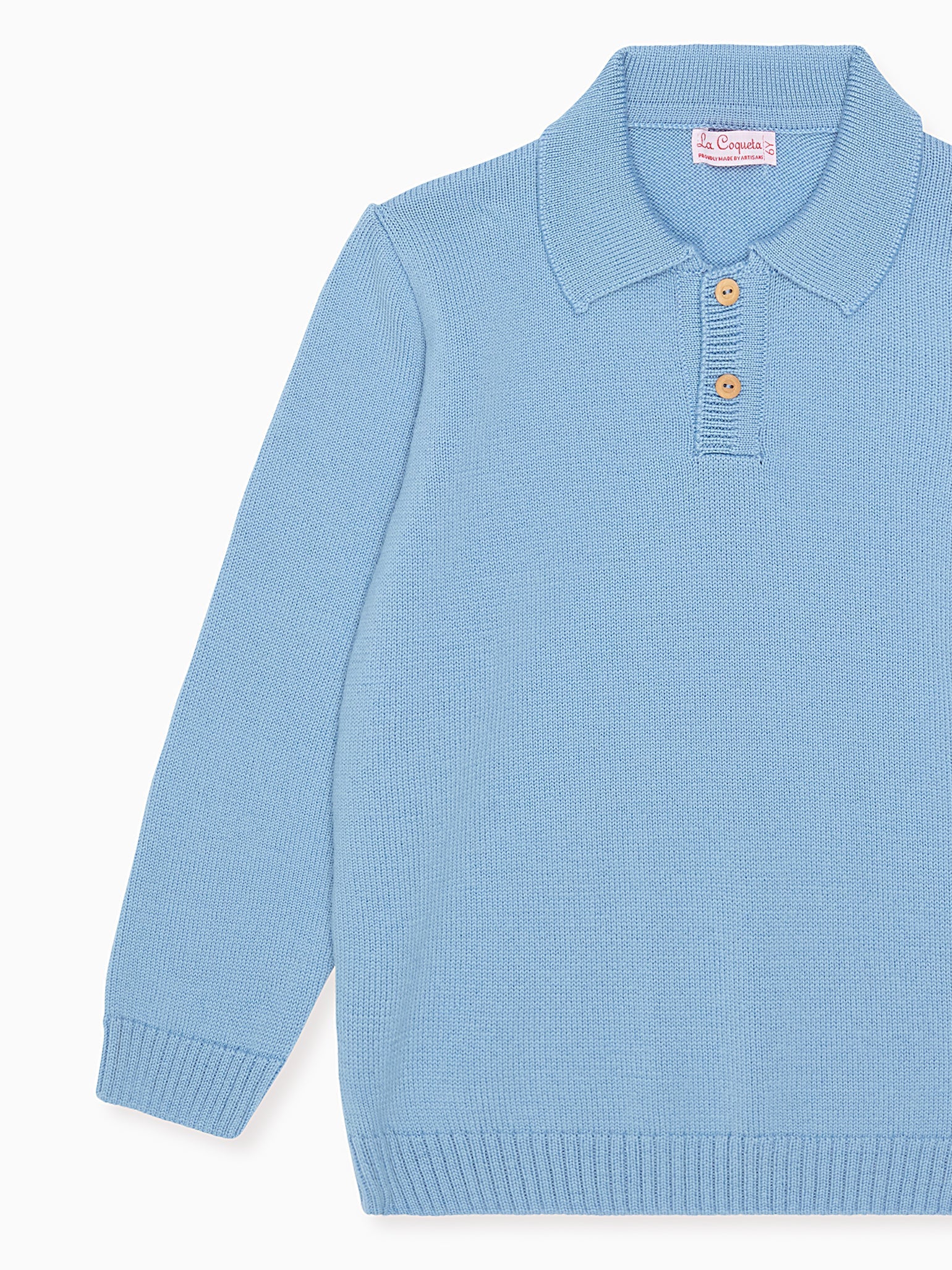 Dusty Blue Brio Merino Boy Sweater