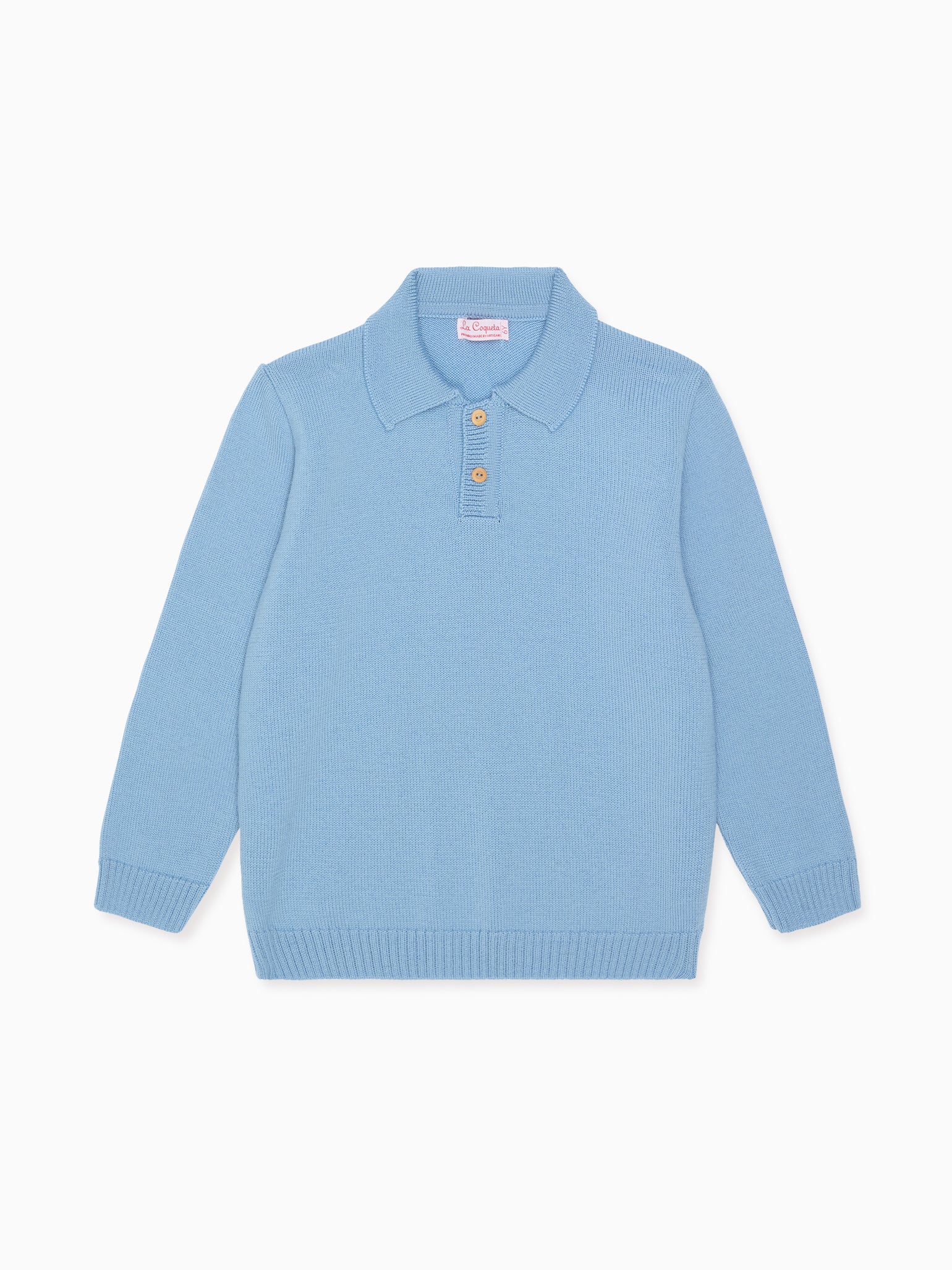 Dusty Blue Brio Merino Boy Sweater