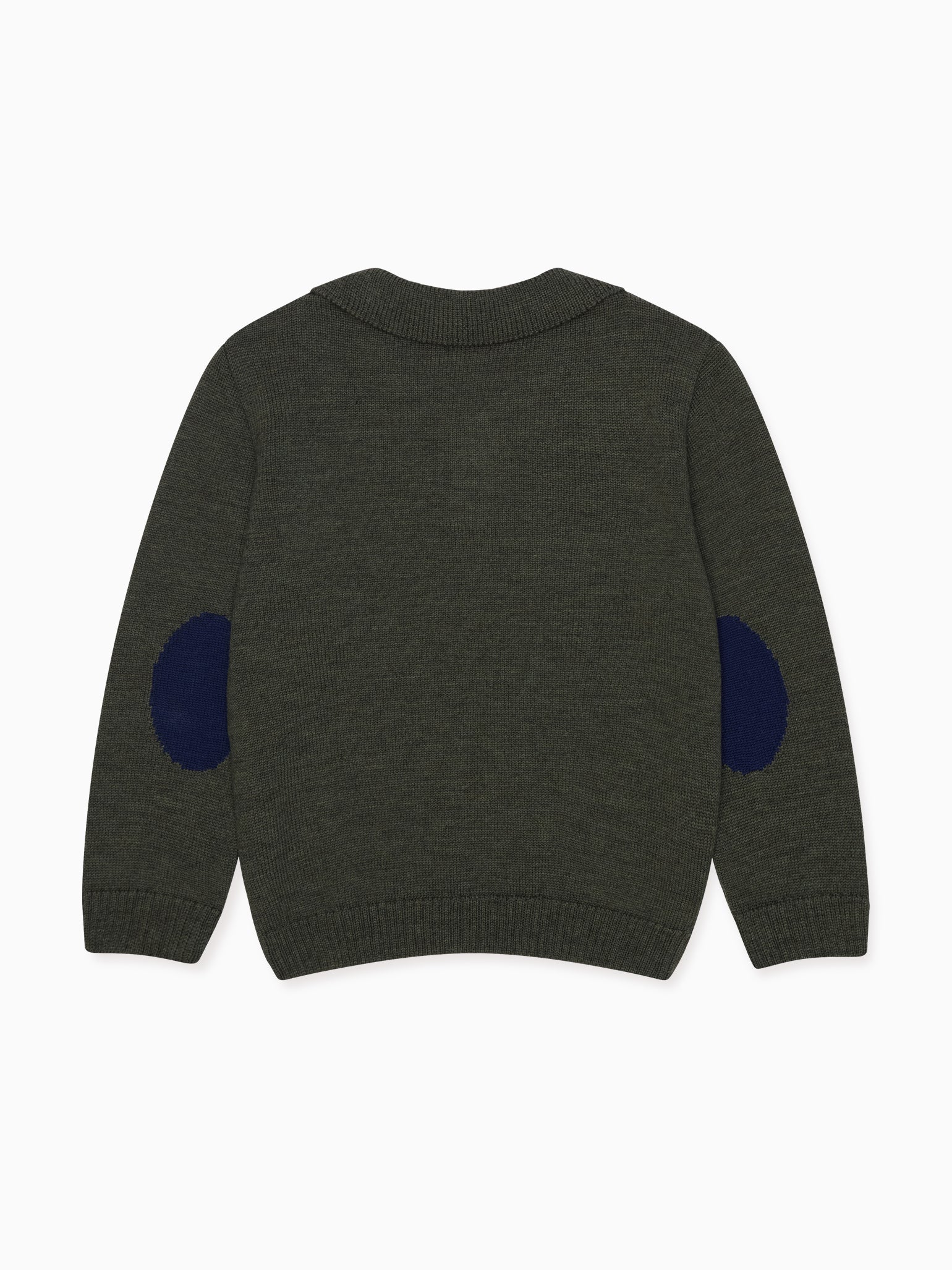 Green Brio Merino Boy Sweater