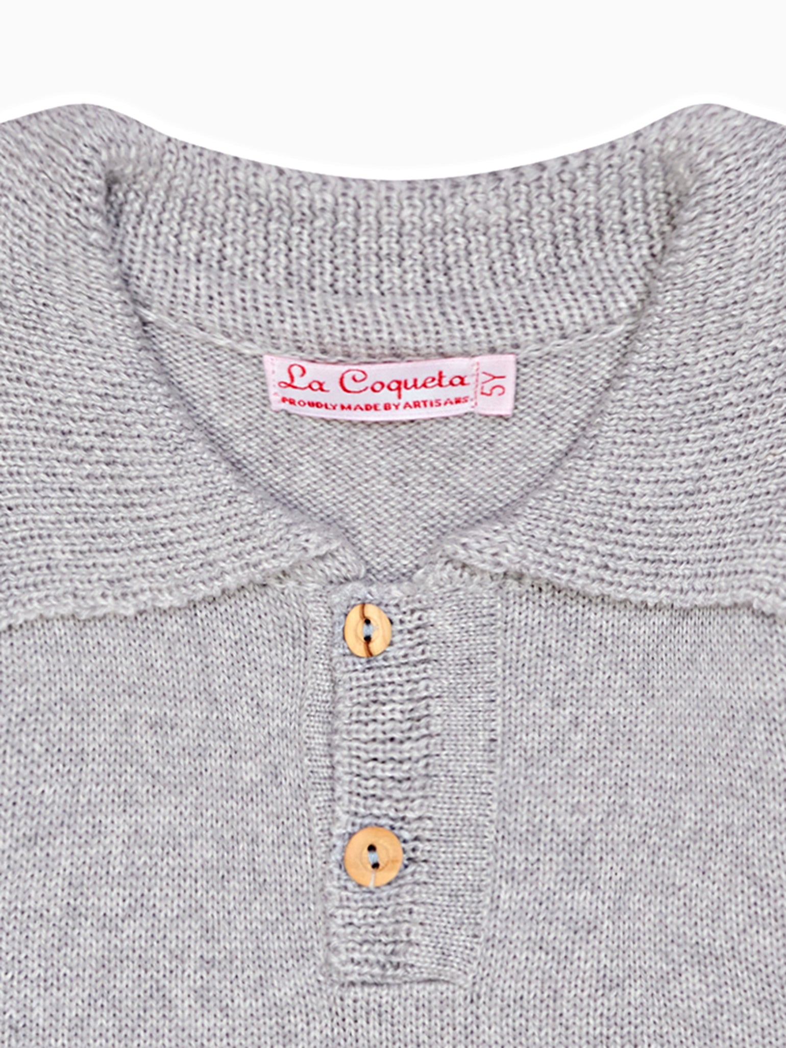 Grey Brio Merino Boy Sweater