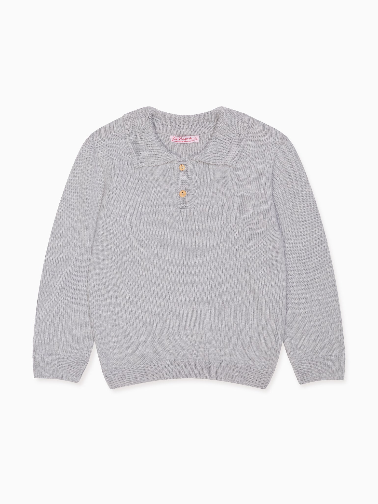 Grey Brio Merino Boy Sweater