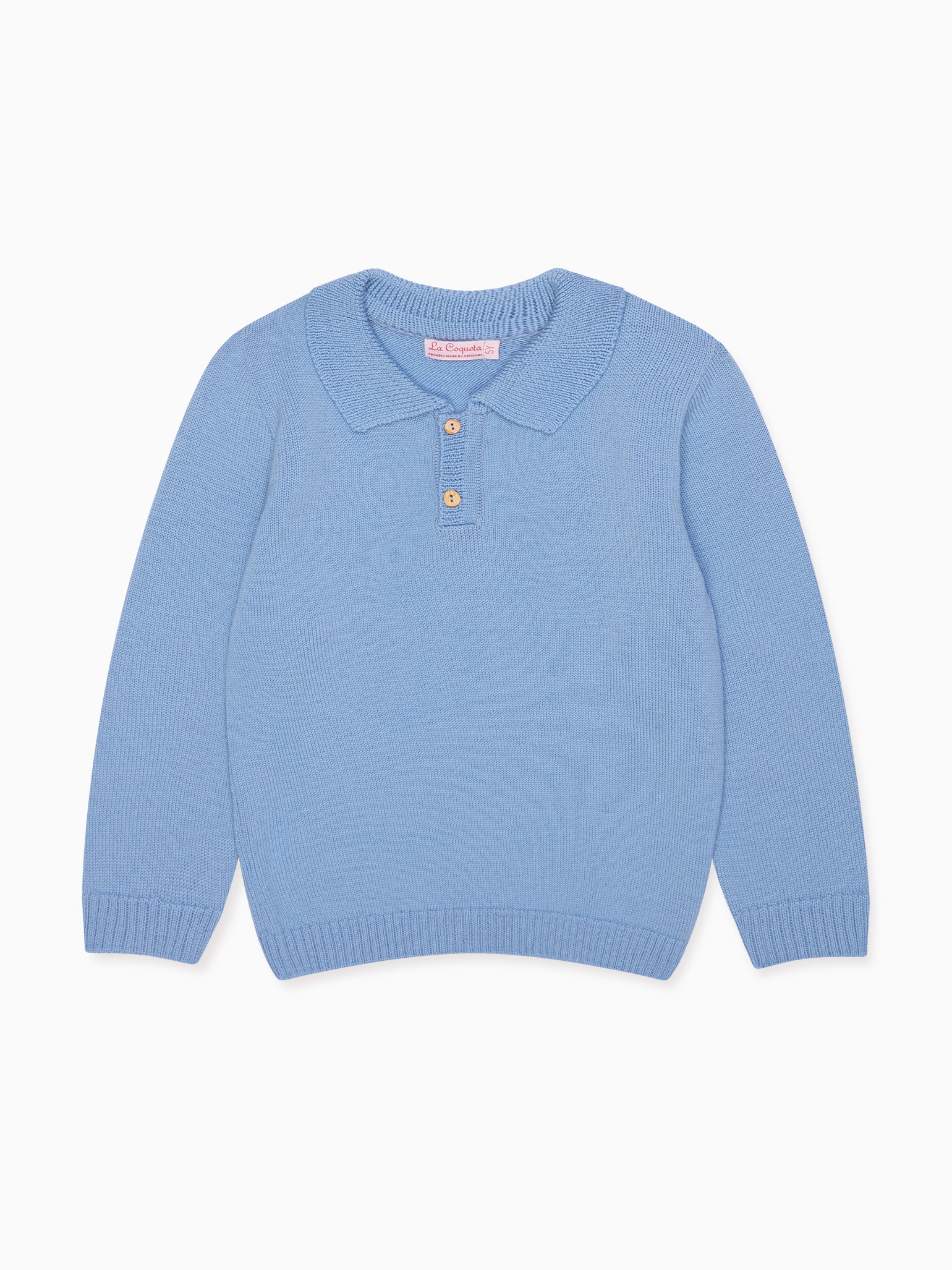 Light Blue Brio Merino Boy Sweater