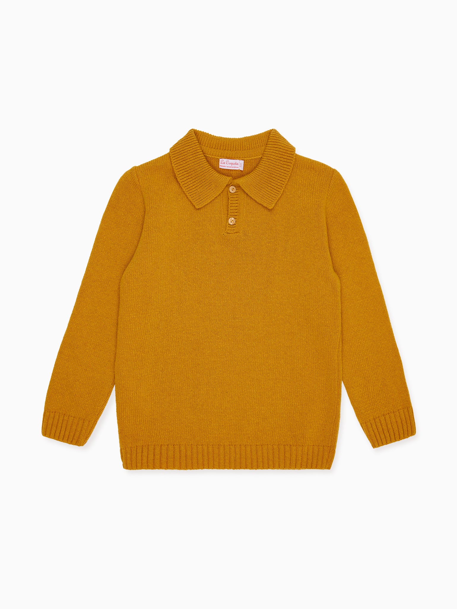 Mustard Brio Merino Boy Sweater