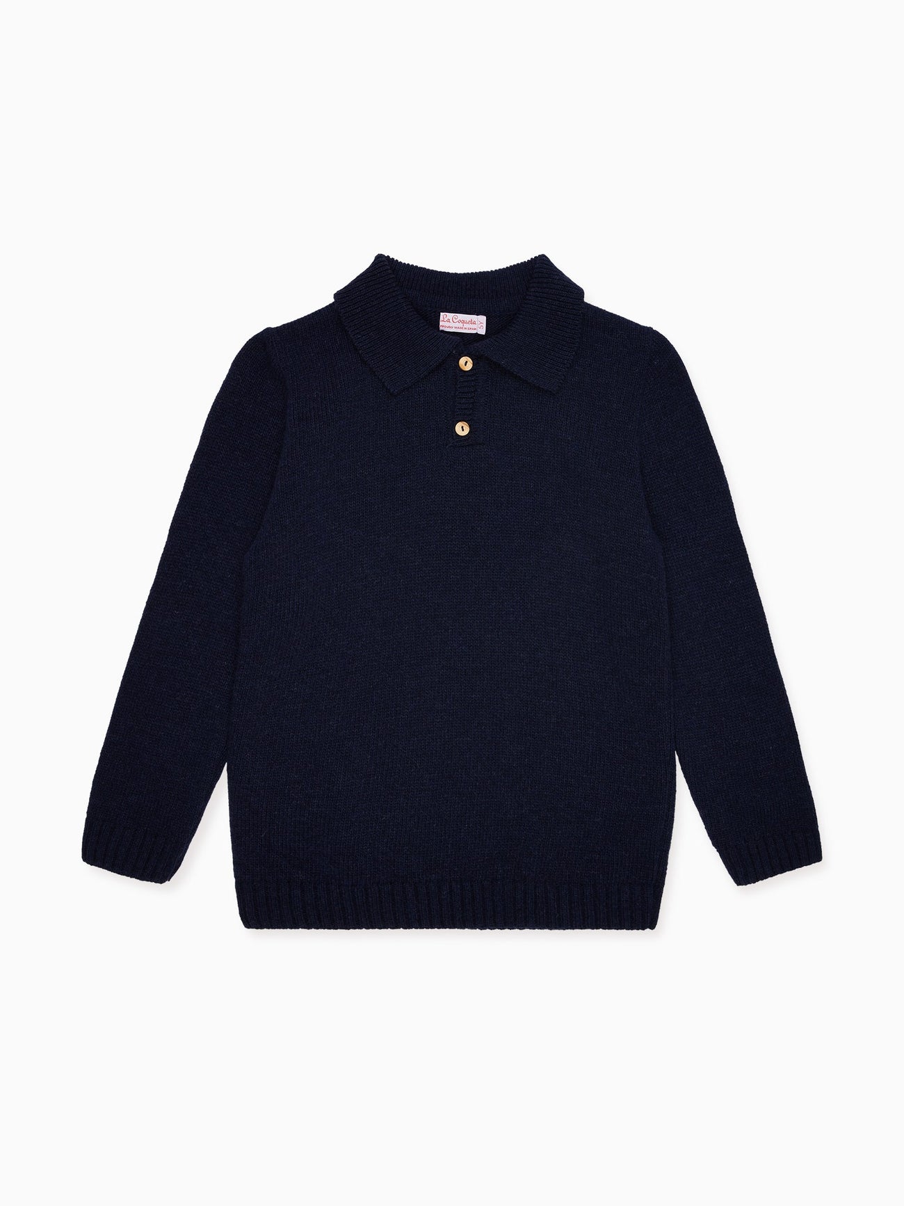 Navy Brio Merino Boy Sweater